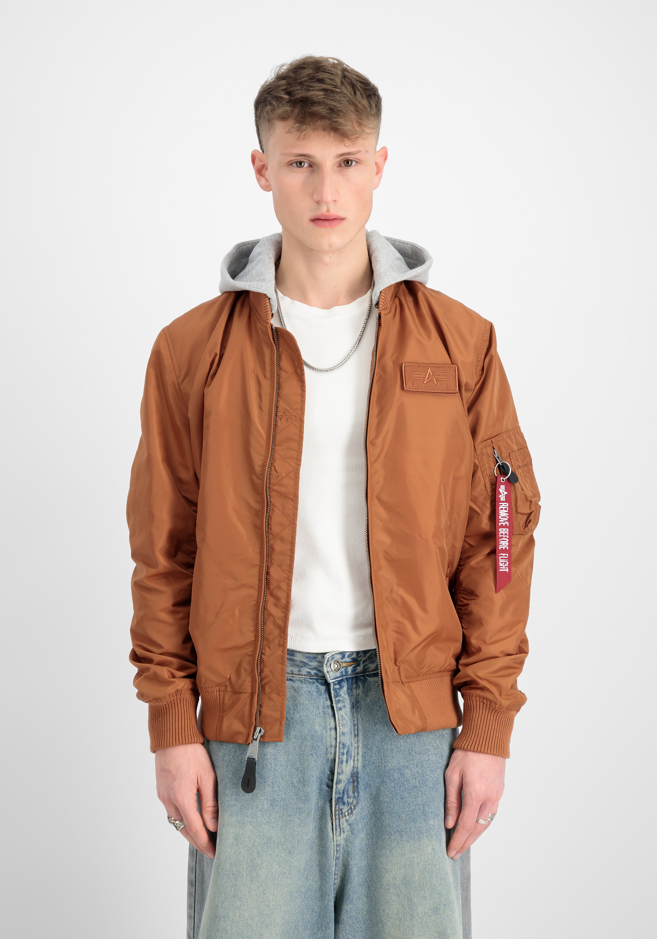 Alpha Industries Bomberjacke "MA-1 TT Hood Light" günstig online kaufen
