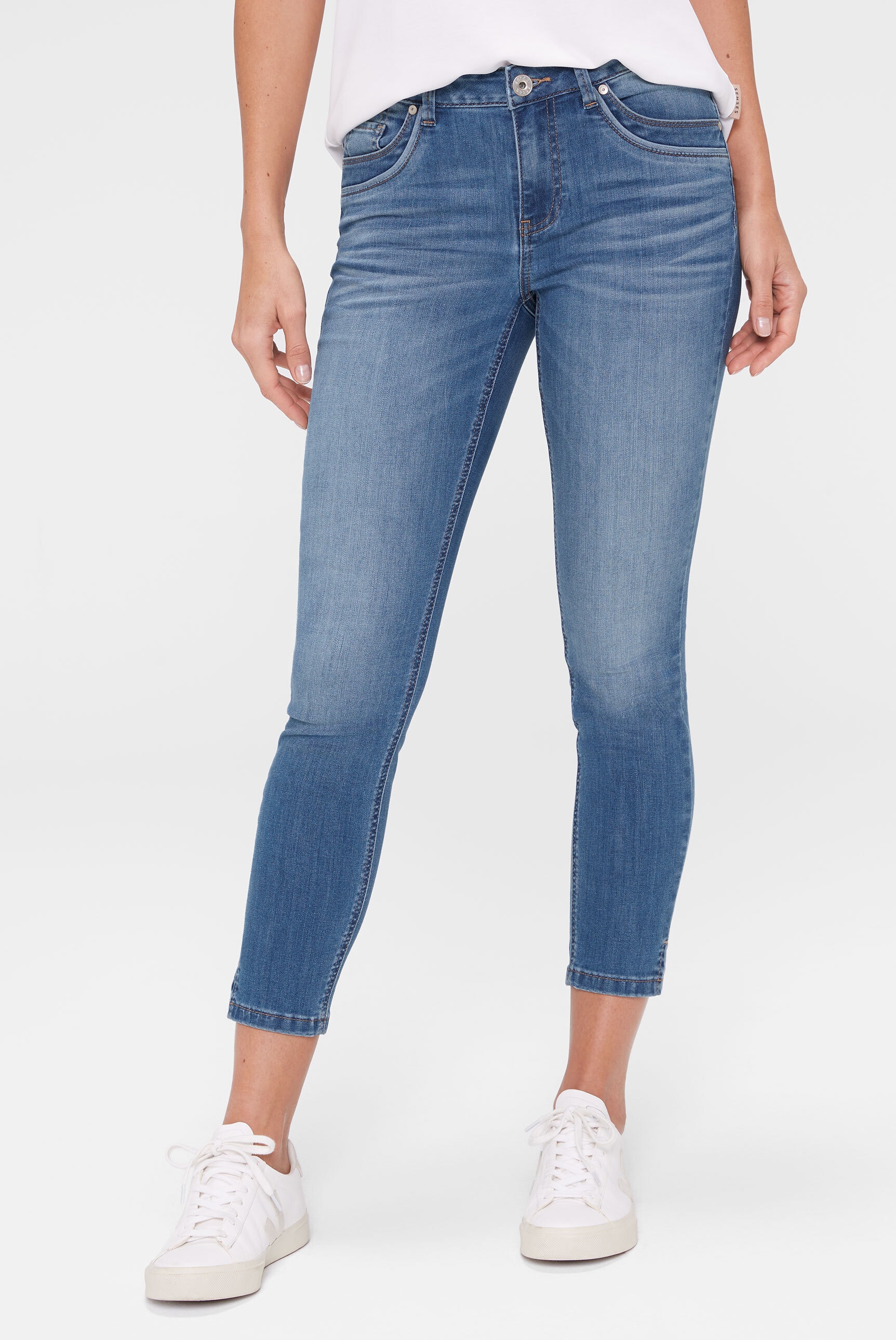 SENSES.THE LABLE Slim-fit-Jeans, mit verkürztem Bein