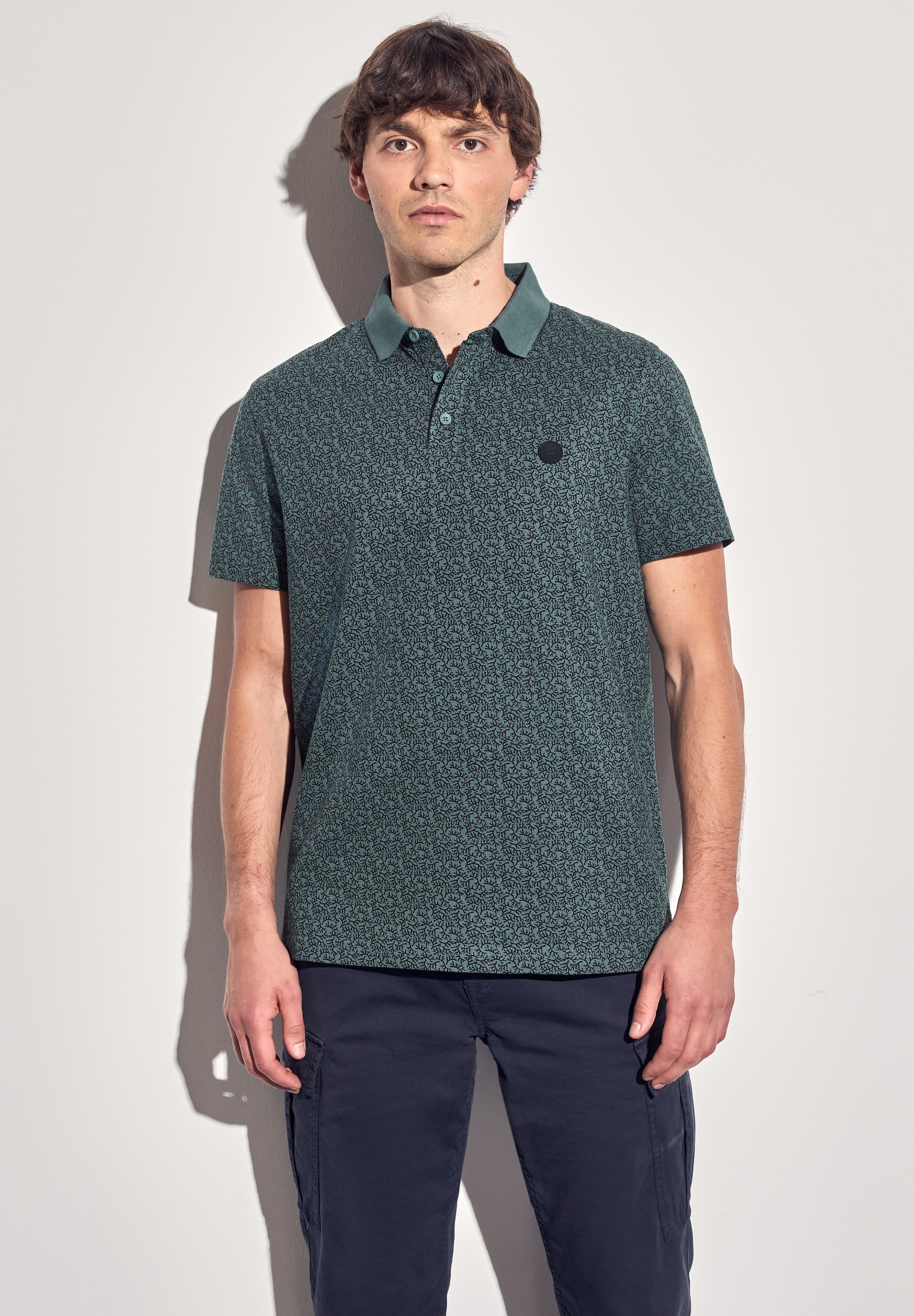 STREET ONE MEN Poloshirt, aus reiner Baumwolle günstig online kaufen