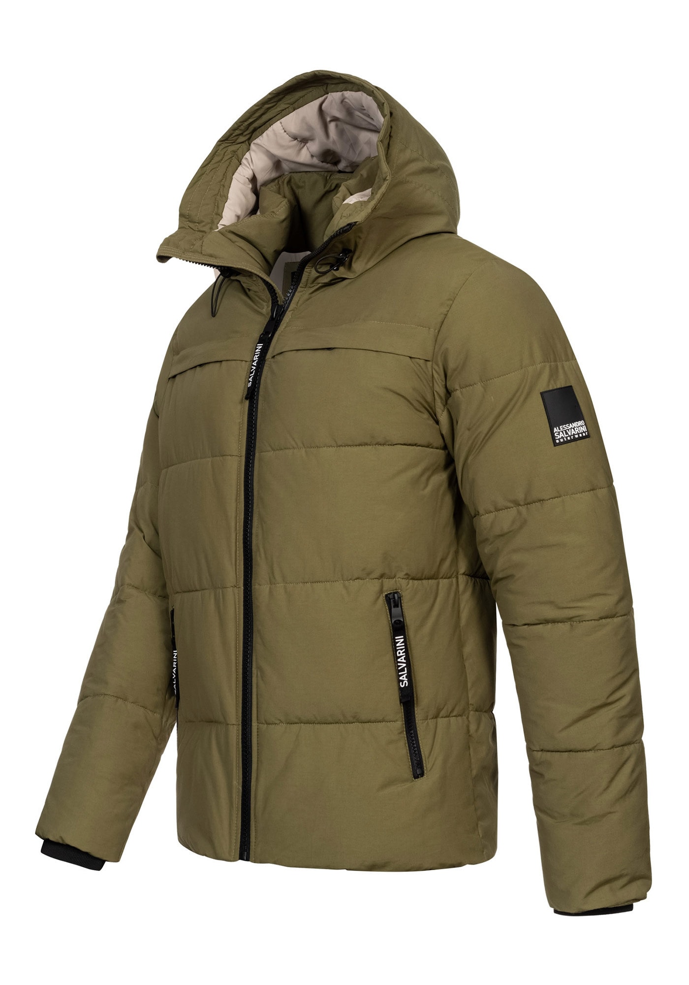 Alessandro Salvarini Winterjacke »ASDiego« mit extra hohem Kragen und vielen Taschen