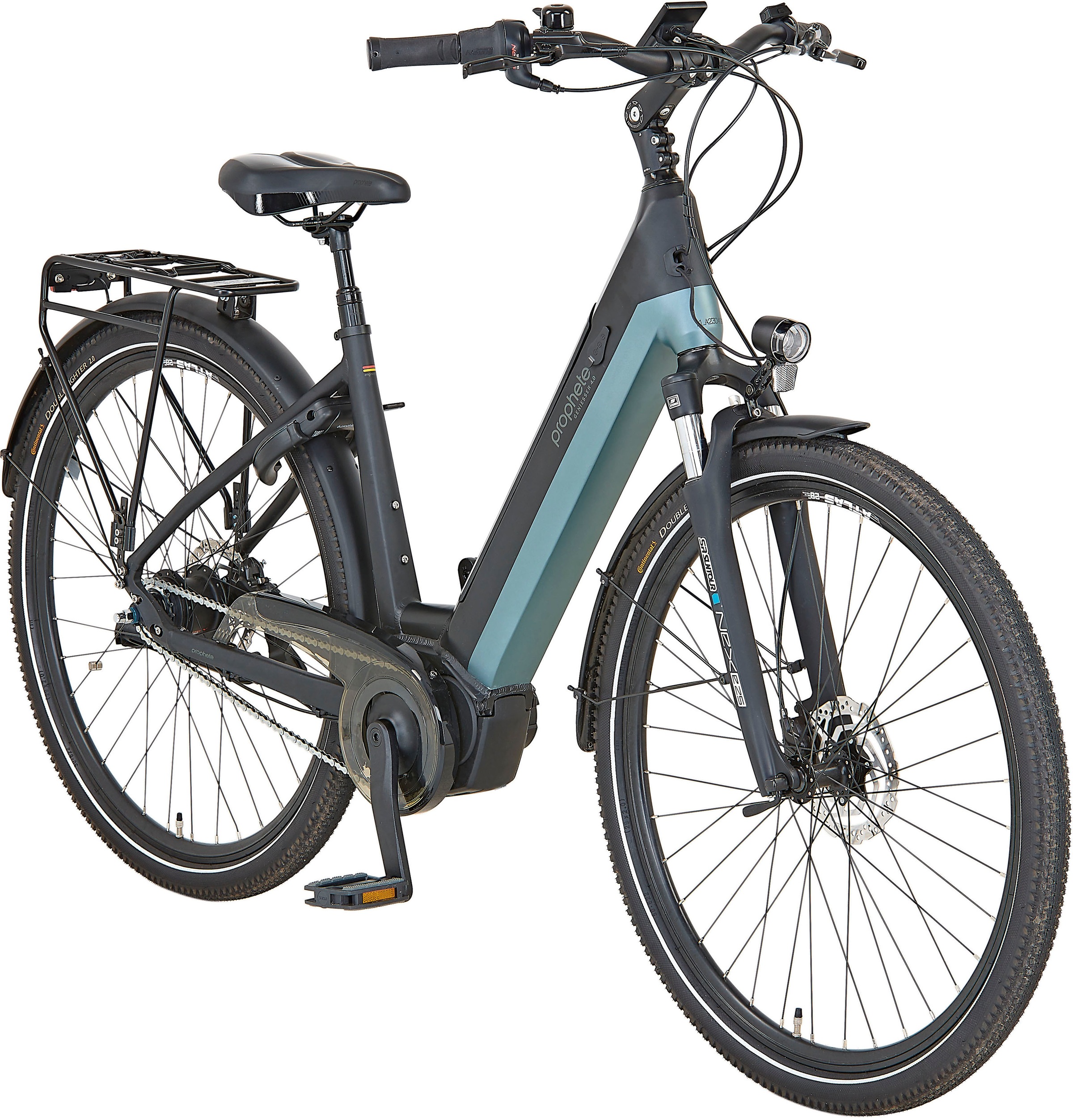 Prophete "Geniesser 4.0" 7 Gang Shimano Nexus Schaltwerk Nabenschaltung Mittelmotor 250 W mit integr. Rahmenschloss ART zertifiz., Pedelec, Elektrofahrrad für Damen u. Herren