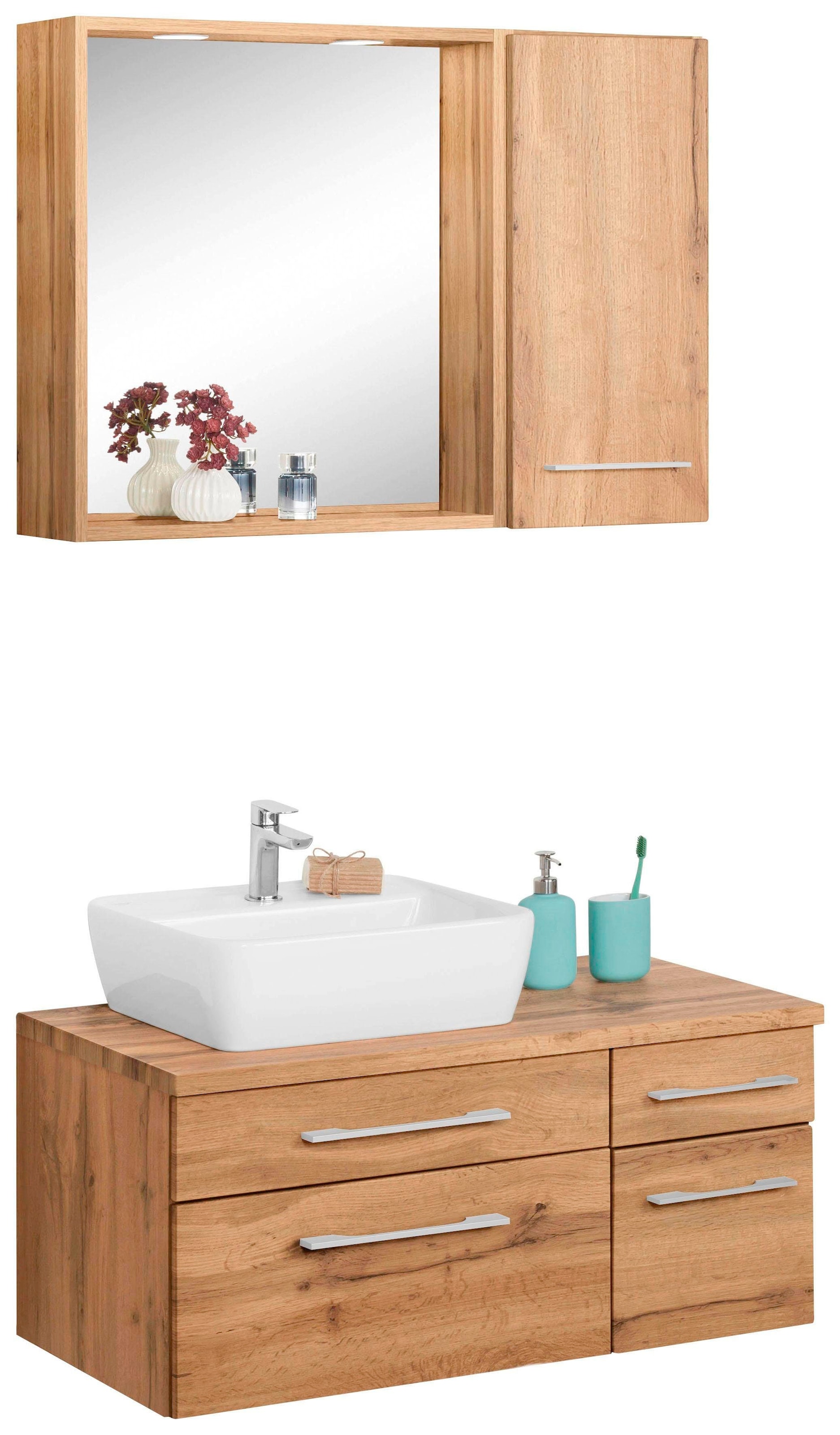 welltime Badmöbel-Set "Davos" 3 Stk. tlg. günstig online kaufen