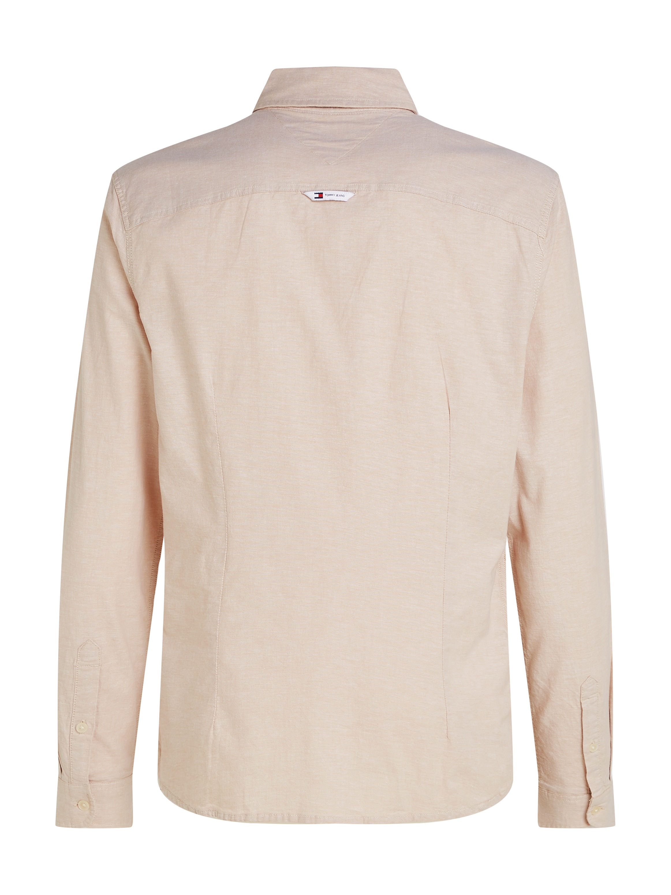 Tommy Jeans Langarmhemd »TJM Slim Stretch Oxford Shirt« mit Flaglabel auf der Brust