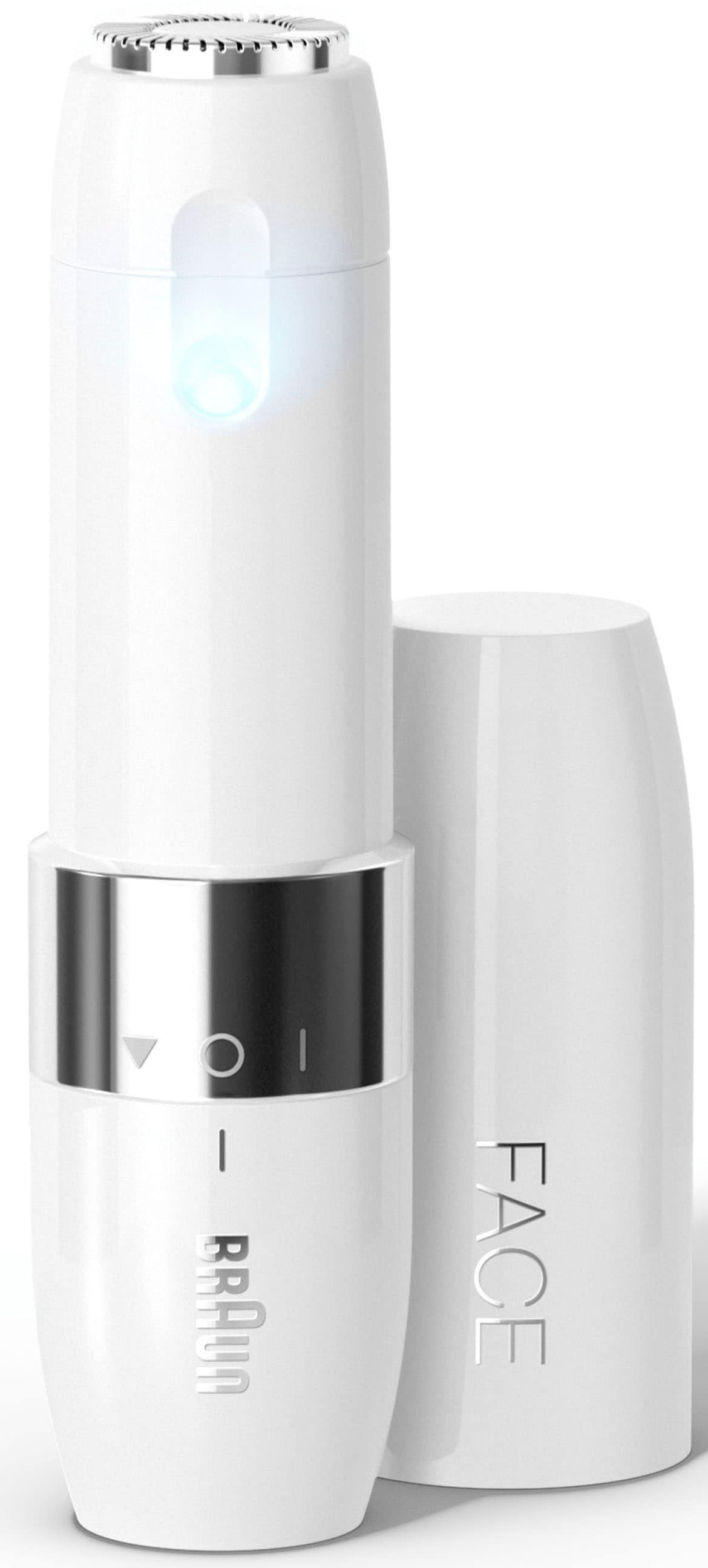 Braun Elektrogesichtshaarentferner »FS1000 Face Mini-Haarentferner«, ideal für unterwegs, 1 mit | BAUR St. Aufsätze, Smartlight