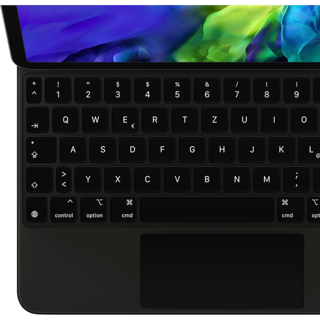 Apple iPad-Tastatur »Magic Keyboard für das 11" (2. Generation)«, Kompatibel mit iPad Pro 11" (2020 / 2021) und iPad Air 4Gen (2020)