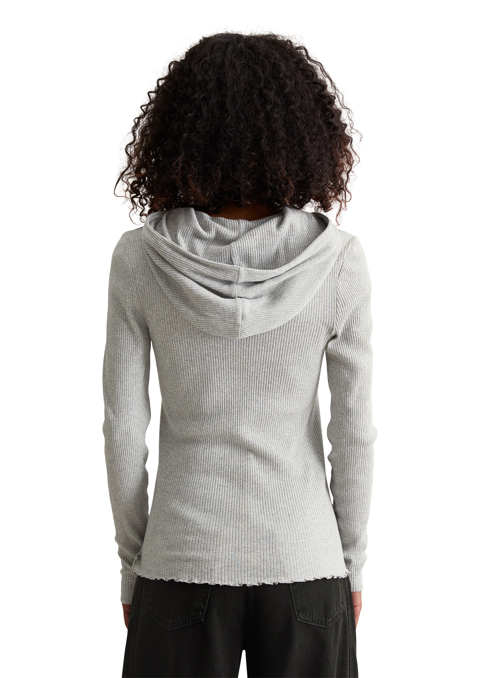 Marc O'Polo DENIM Langarmshirt »aus softem Rippjersey«
