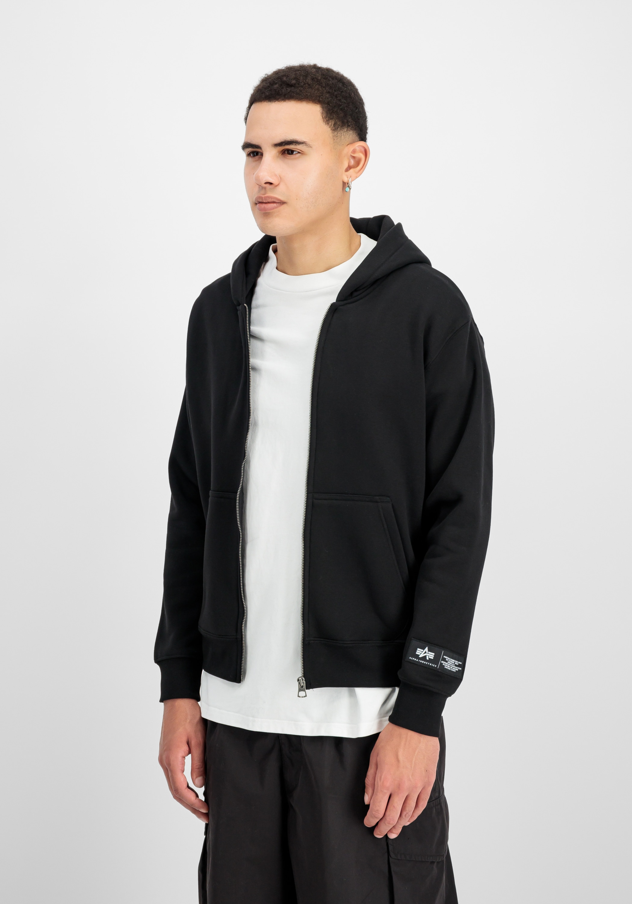 Alpha Industries Hoodie »Label Hoodie Zip Backprint«

