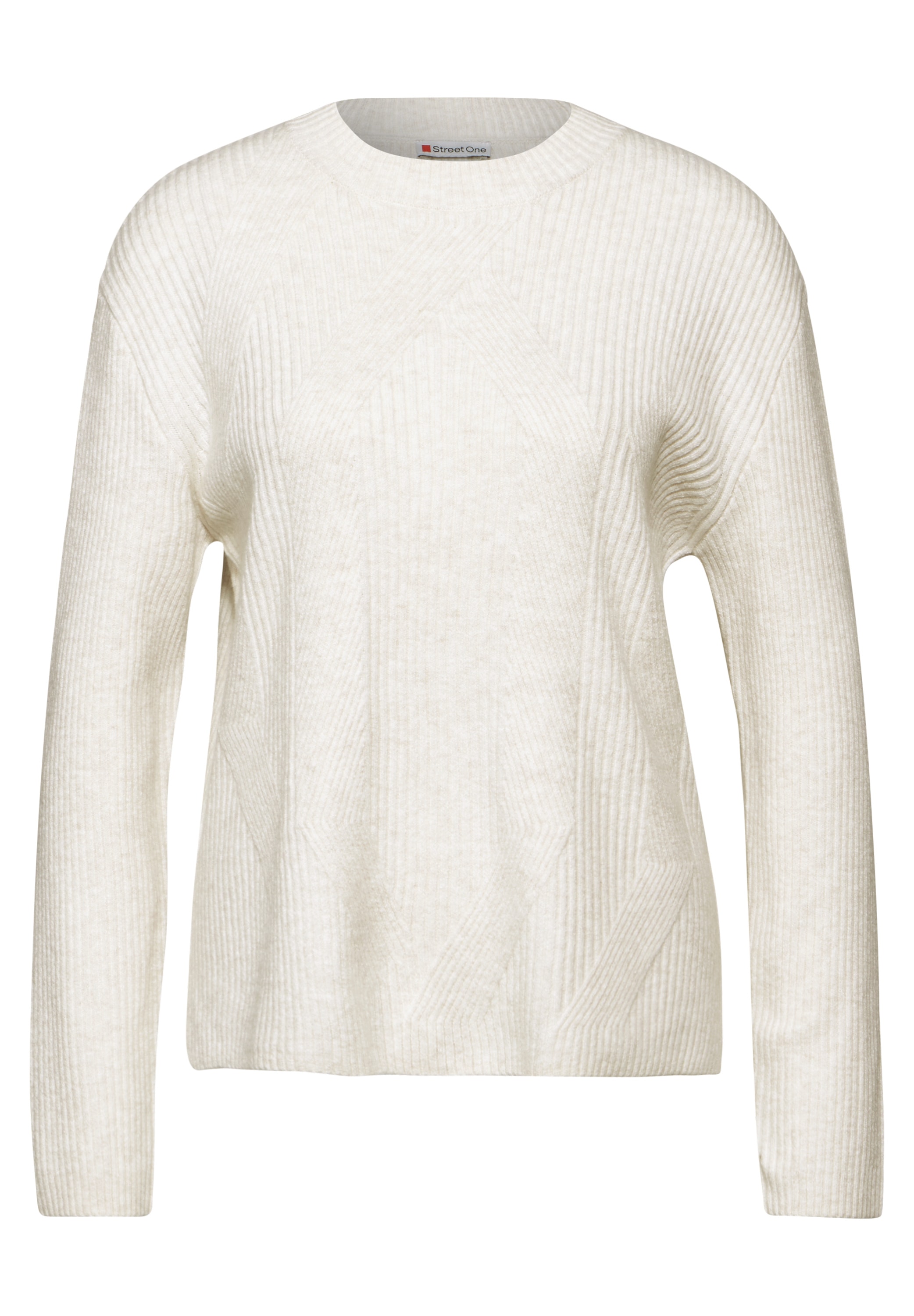 STREET ONE Strickpullover, mit markantem Strukturmuster