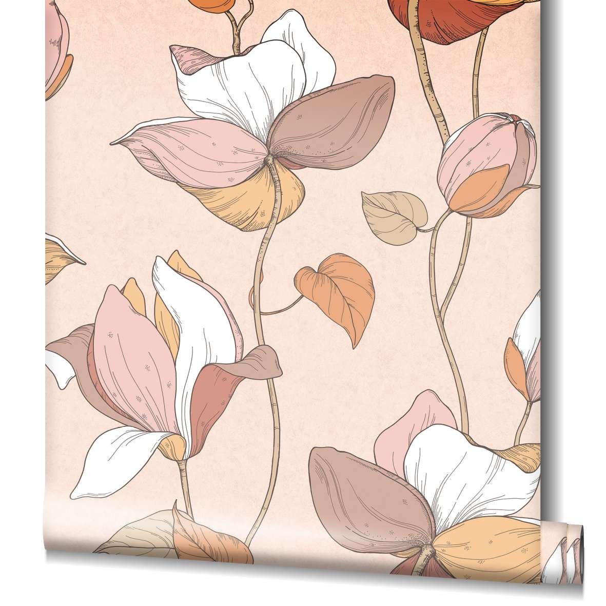 Marburg Vliestapete »Tapete Abstract Blossom«, floral, moderne Vliestapete für Wohnzimmer Schlafzimmer Küche