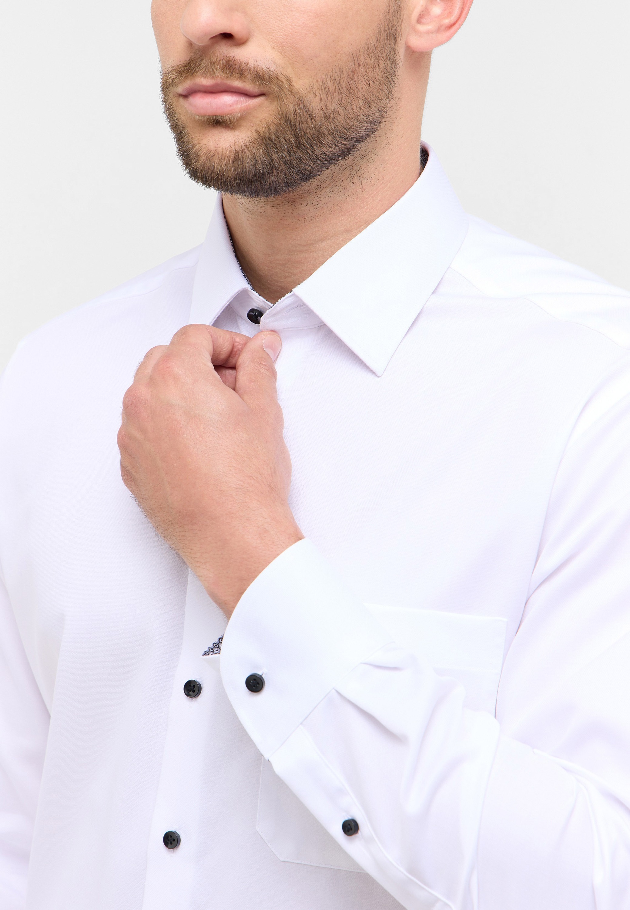 Thumbnail - Eterna Langarmhemd "COMFORT FIT" NON IRON (bügelfrei)