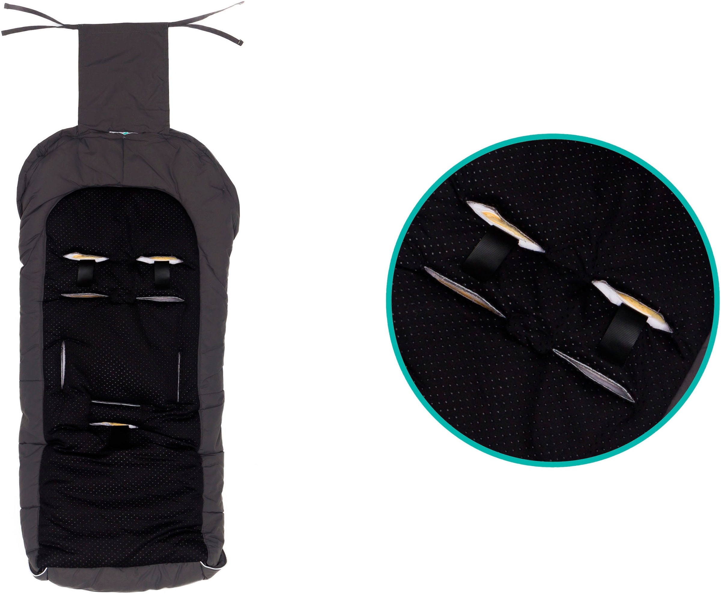 Fillikid Fußsack »Nanga Lammfell, Winterfußsack«