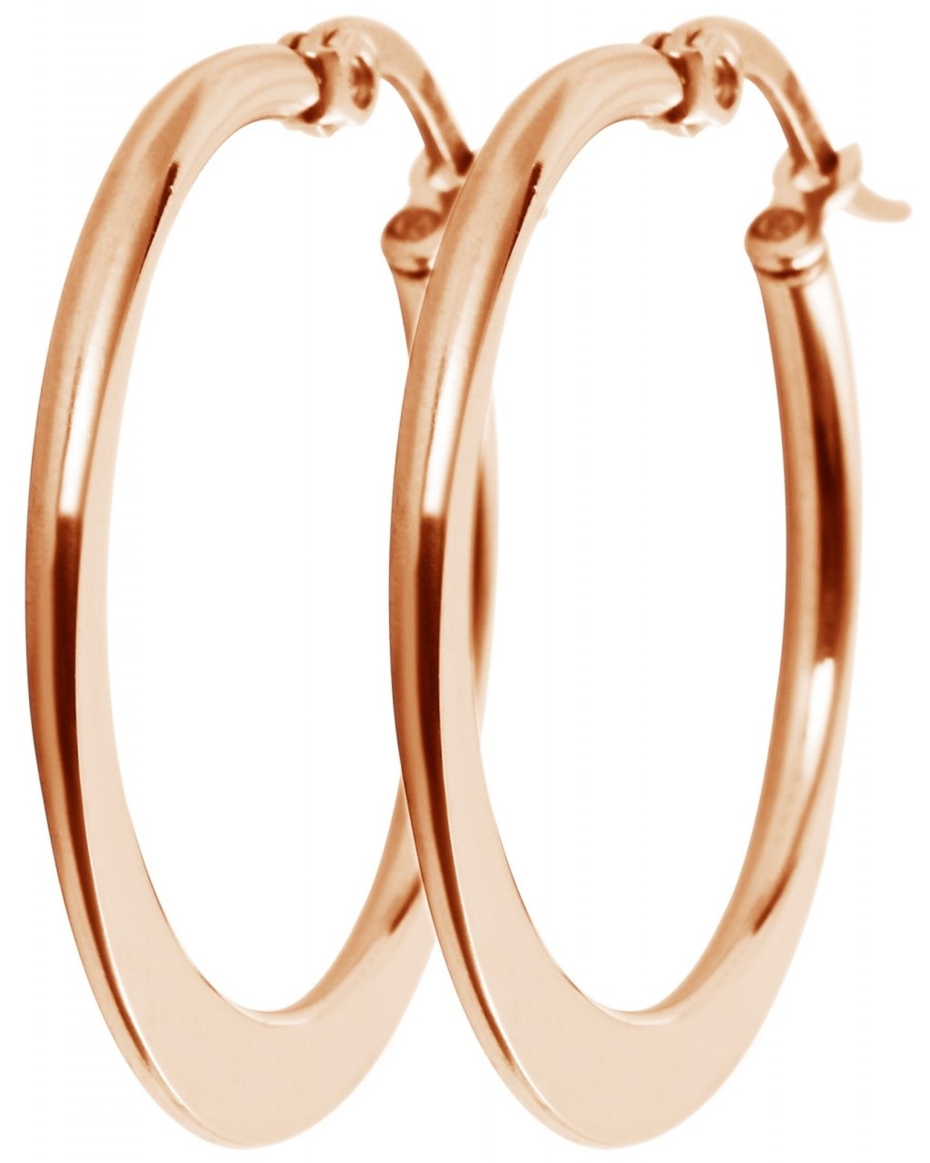 Adelia´s Paar Creolen »Damen Creolen aus poliertem Edelstahl Ø 26 mm«