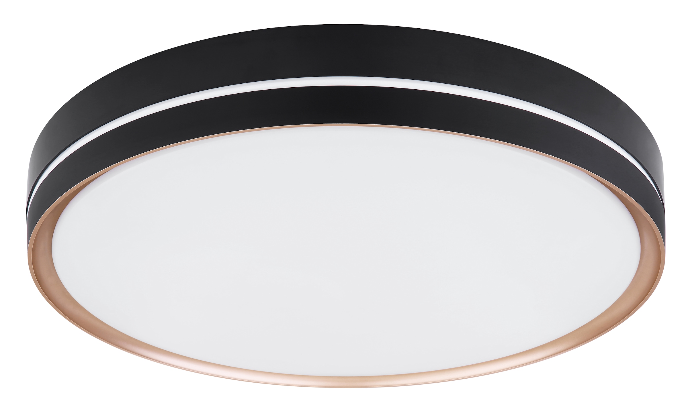 GLOBO LIGHTING Deckenleuchte »MANNI« LED-Modul 1 Stk. Deckenleuchte schwarz/bronze, LED dimmbar, Fernbedienung