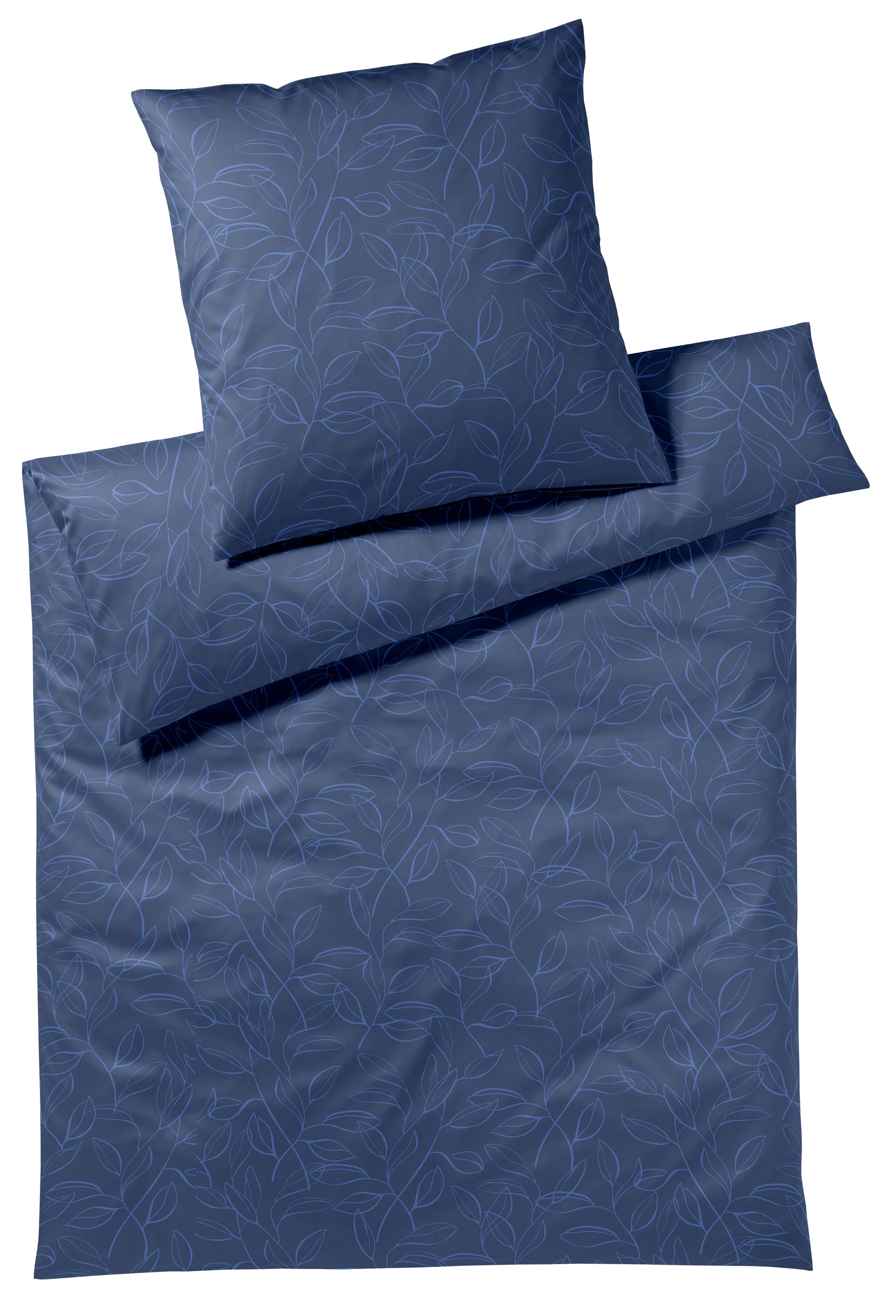 Elegante Bettwäsche "Floral" 2 Stk. tlg. angenehmes Hautgefühl günstig online kaufen