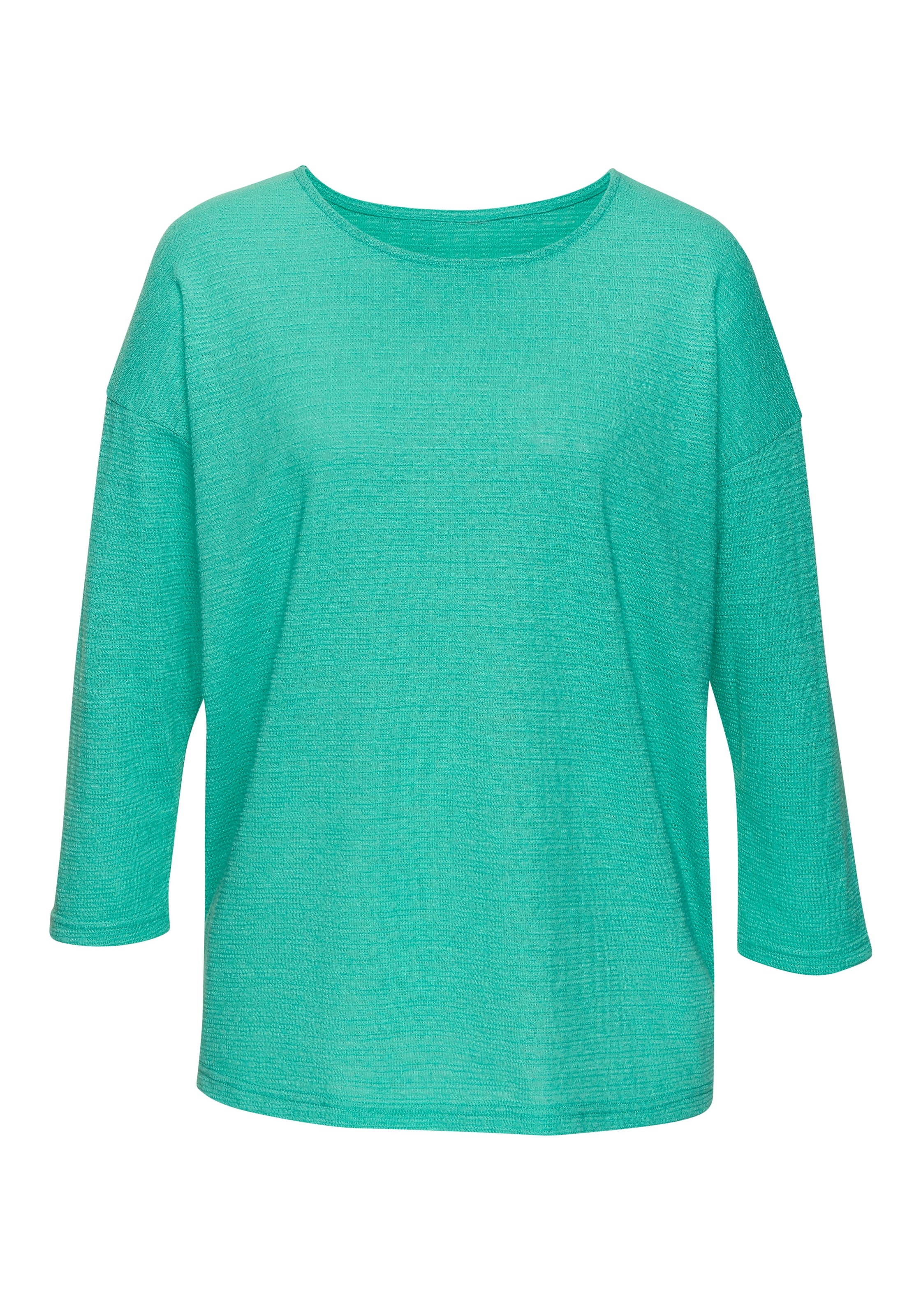 Vivance Langarmshirt mit modischer Struktur aus bügelfreier Qualität mit Ba günstig online kaufen