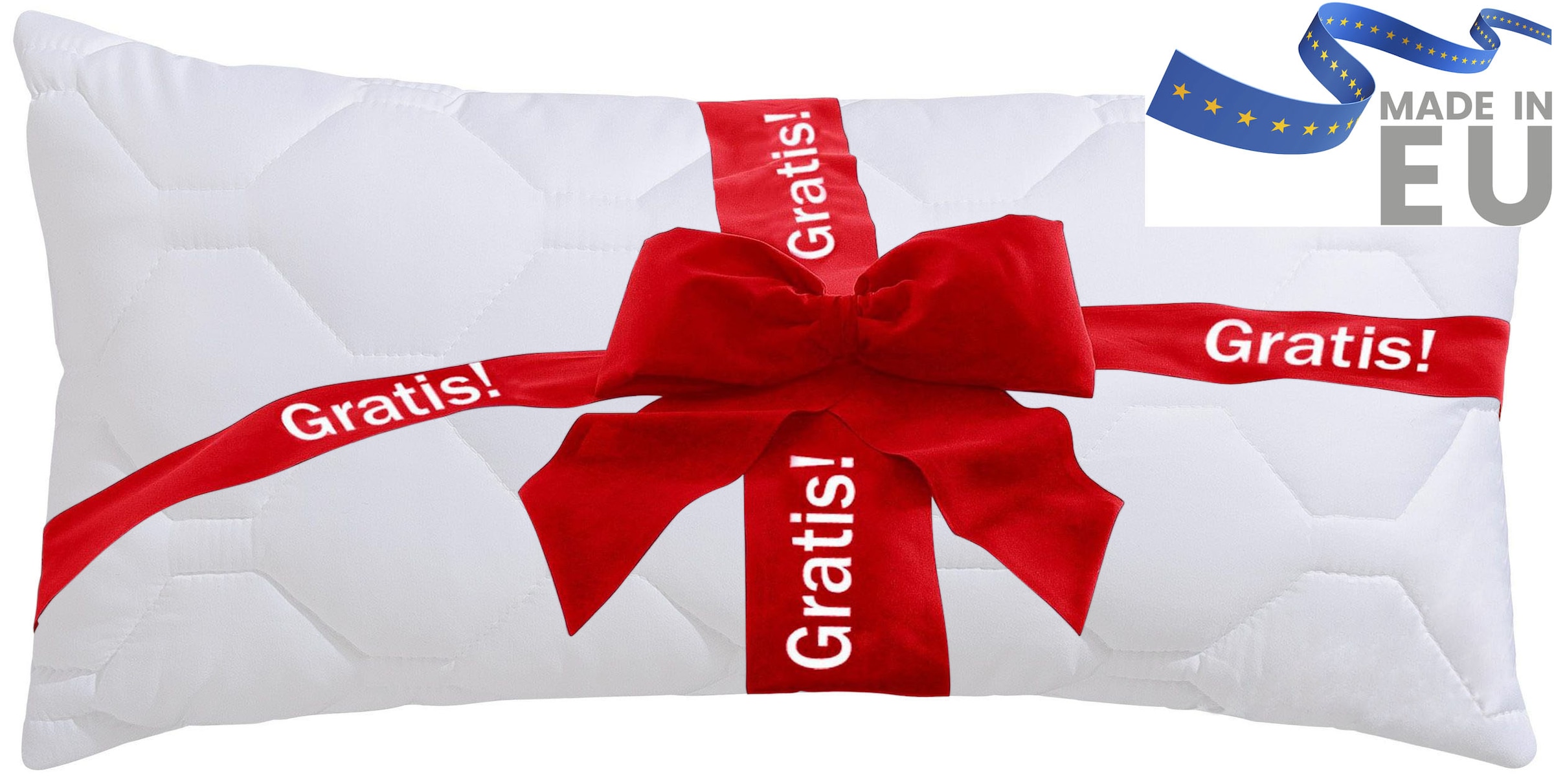 my home Microfaserbettdecke »Corella, Bettdecke 135x200 cm, 155x220 cm, Kissen 40x80 cm« leicht Füllung 100% Polyester 2 Stk. tlg. Bettdecken, Sommer, Winter, 4 Jahreszeiten, Decke mit Gratiskissen