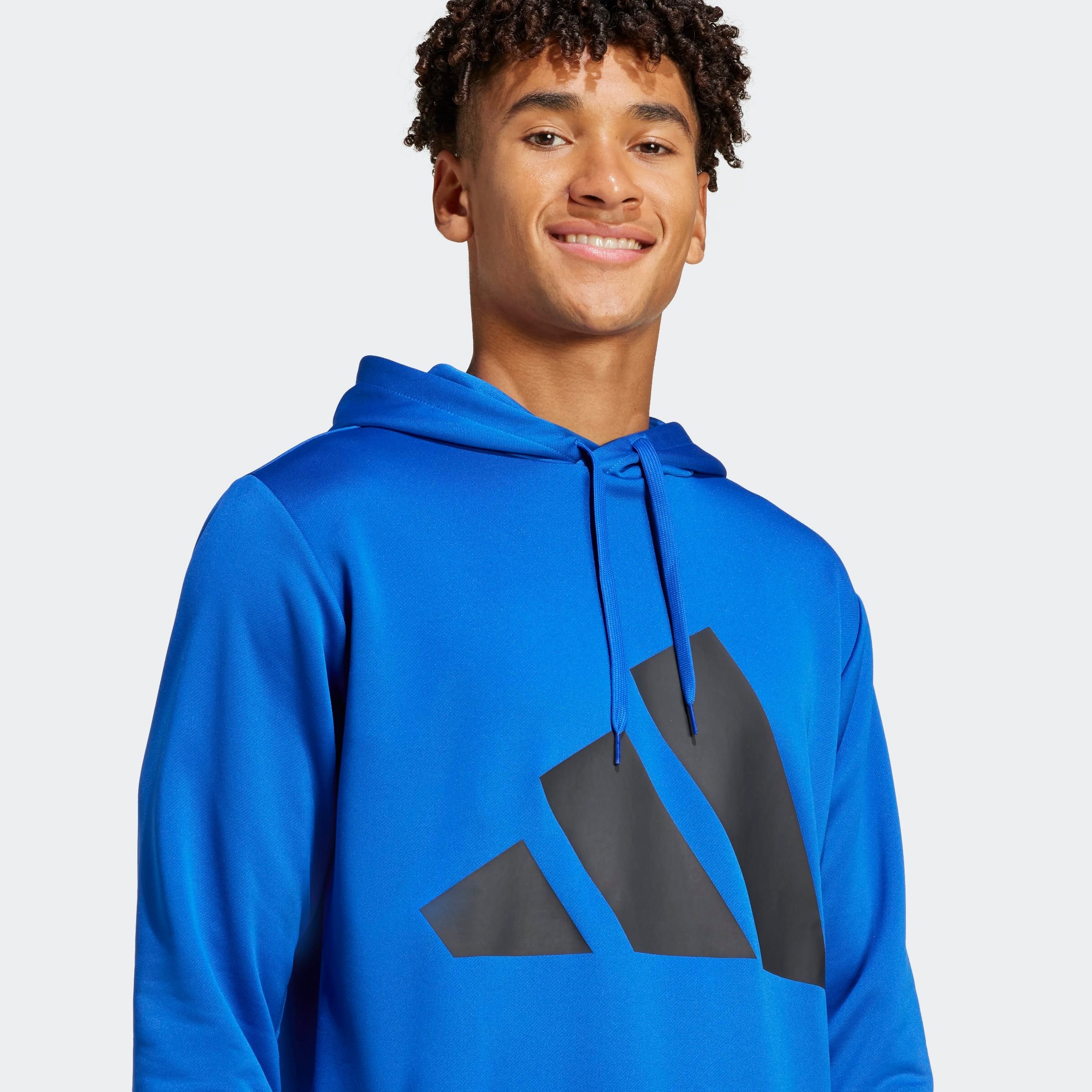 Thumbnail - adidas Sportswear Trainingsanzug "BIG LOGO HOODED" 2 Stk. Set aus Hose und Hoodie, aus French-Terry-Material, zweiteilig