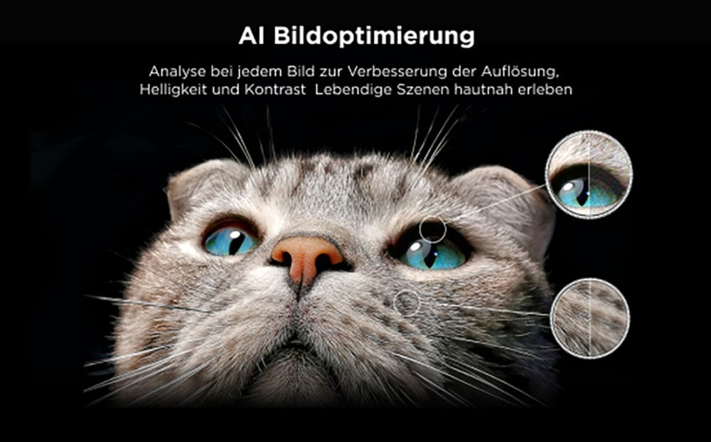 TCL Mini-LED-Fernseher »85Q8CX7« 215 cm/85 ″ Smart-TV Audio von Bang & Olufsen, Smart TV, Apple TV, 144Hz, 4K, Dolby Vision