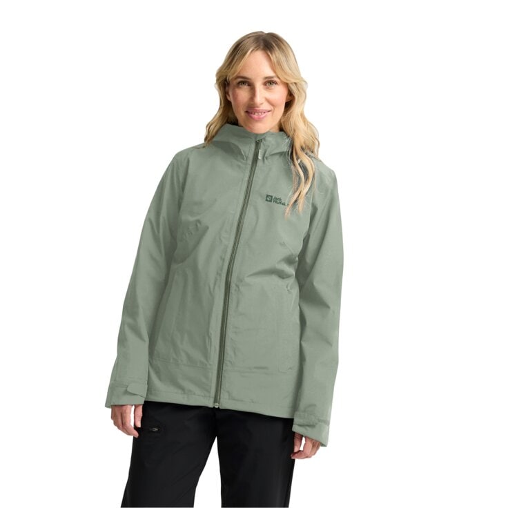 Jack Wolfskin 3-in-1-Funktionsjacke »MOONRISE 3IN1 JKT W«, mit Kapuze, 3in1, atmungsaktiv, Übergangsjacke