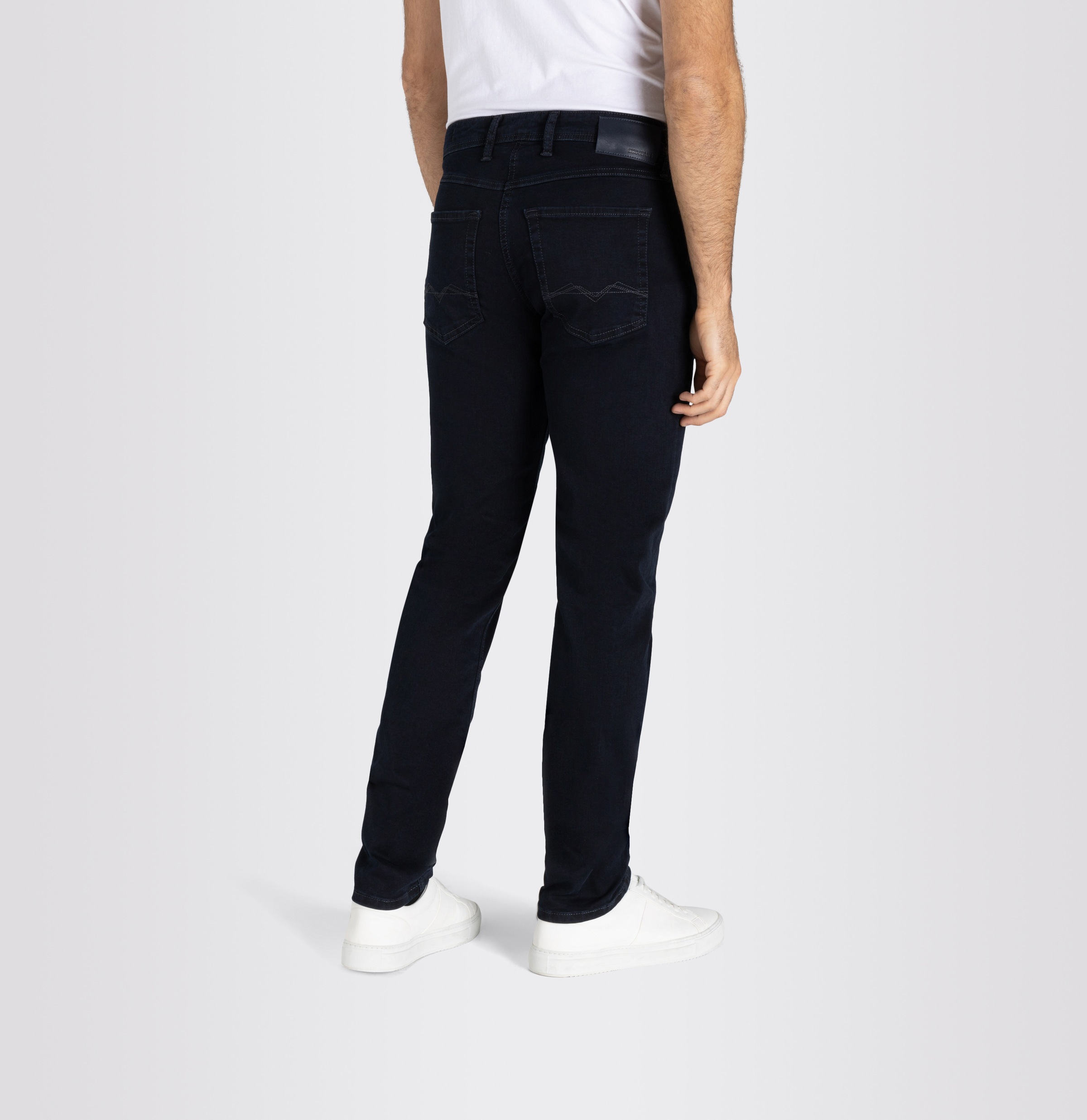 Straight-Jeans MAC "Flexx-Driver", Herren, Gr. 38, Länge 34, blau schwarz, Denim/Jeans, Obermaterial: 86% Baumwolle, 10% Polyester, 4% Elasthan, Jeans Straight-Jeans, super elastisch 3