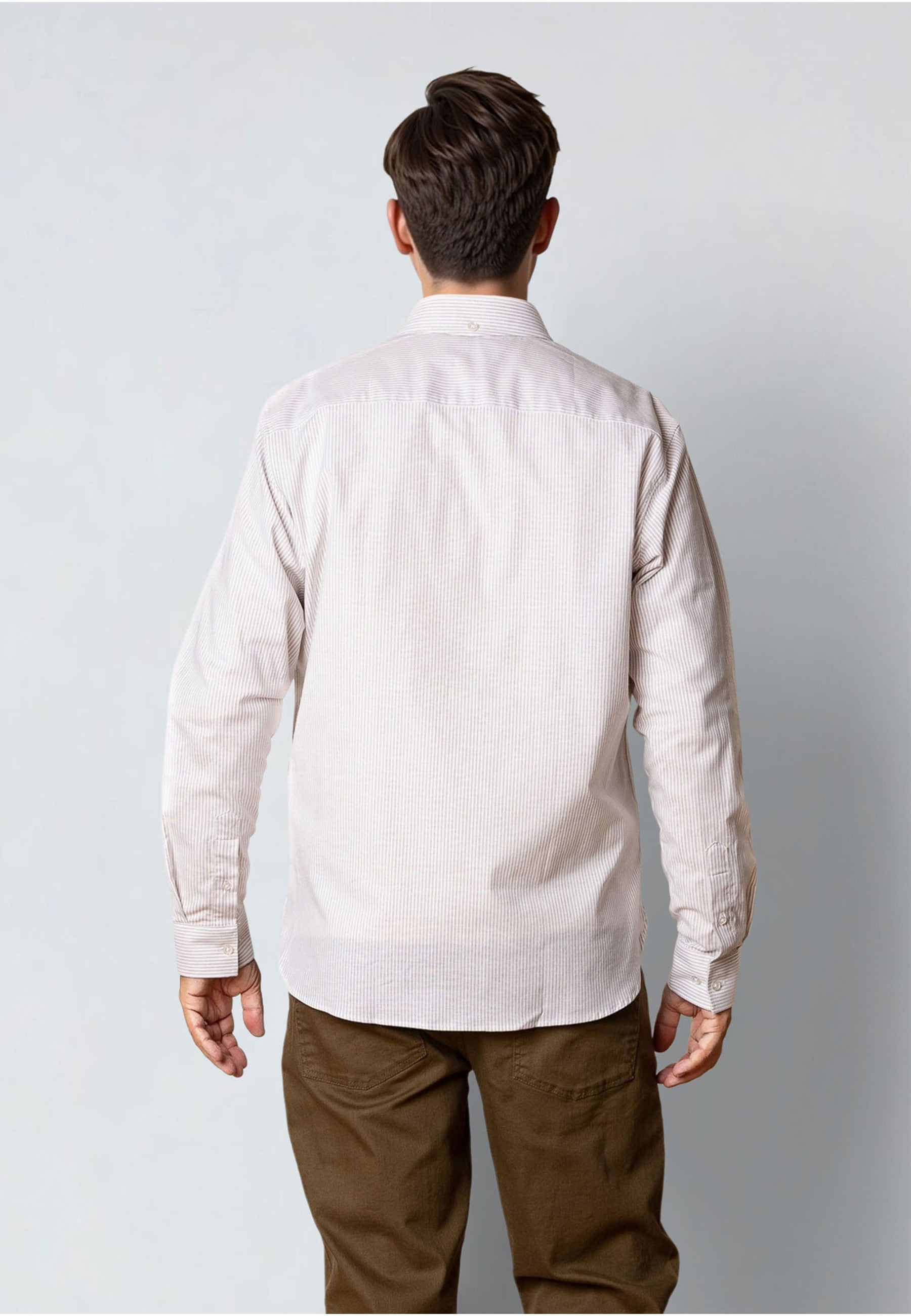 Clean Cut Copenhagen Langarmhemd »Clean Cut Copenhagen Oxford Stretch Stripe L/S« 1