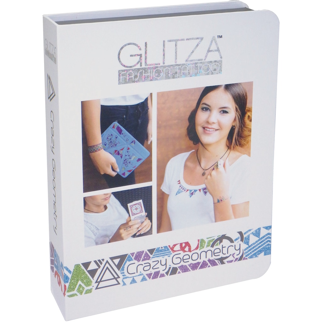 Knorrtoys® Kreativset »GLITZA FASHION Deluxe Set Crazy Geometry«, (Set)