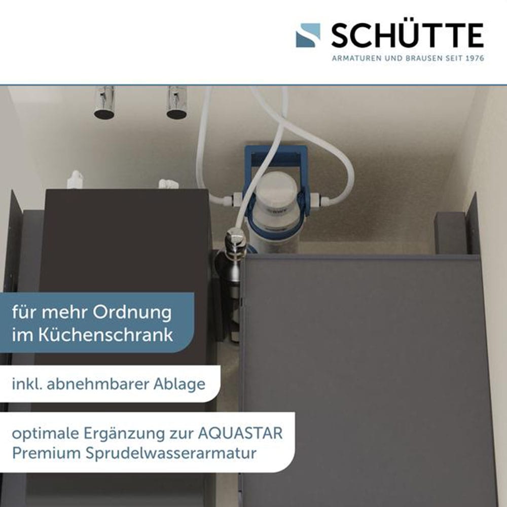 Schütte Mülltrennsystem »Aquastar«, 2 Behälter, zum Einbau, 60cm, 2 Fächer, Auszug, Deckel