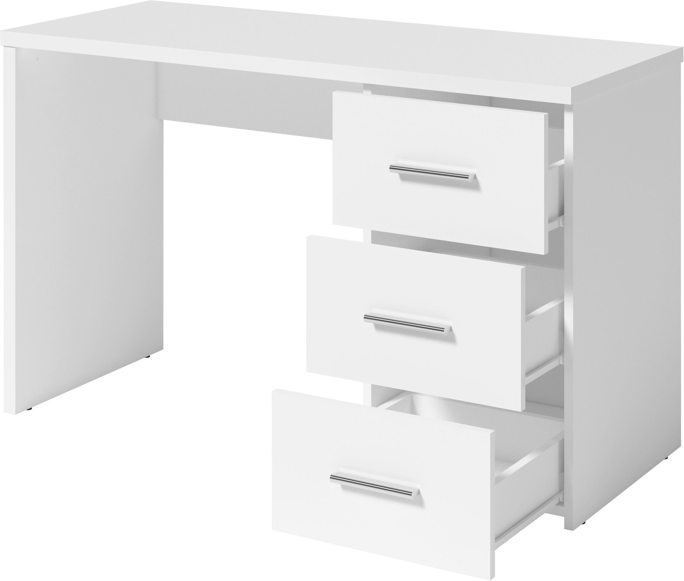 INOSIGN Schreibtisch »Zion«, Computertisch mit 3 Schubladen, Breite 120 x 50 cm