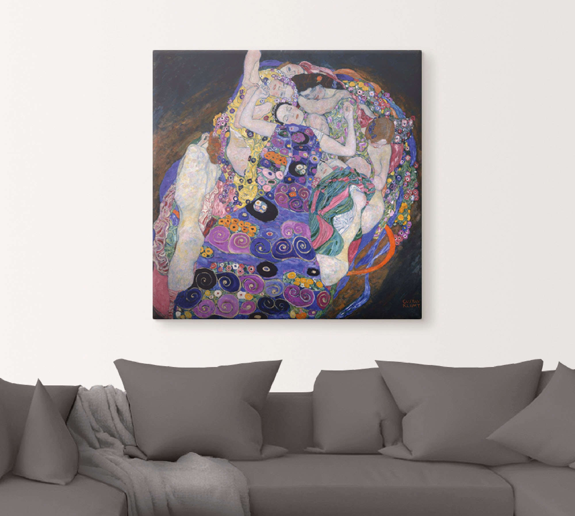 Artland Leinwandbild "Die Jungfrau. 1913" Gruppen & Familien 1 Stk. tlg. au günstig online kaufen