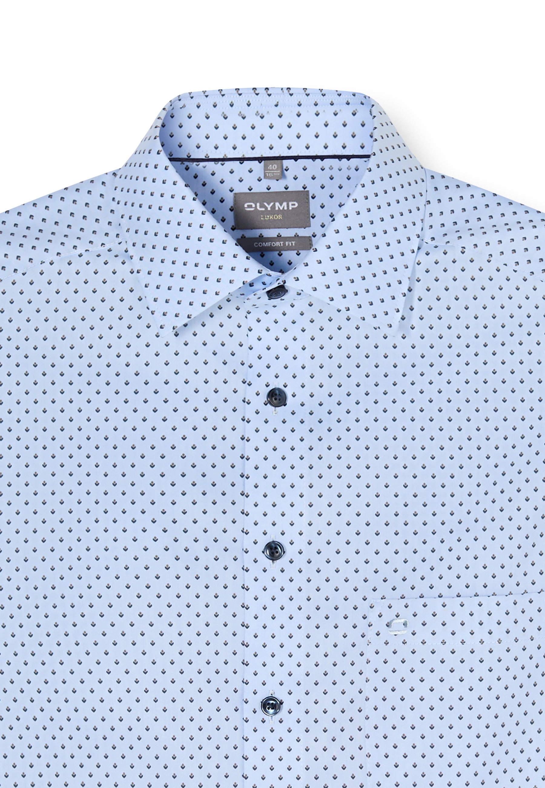 OLYMP Businesshemd »OLYMP Luxor, comfort fit, New Kent mit extra langem Arm«