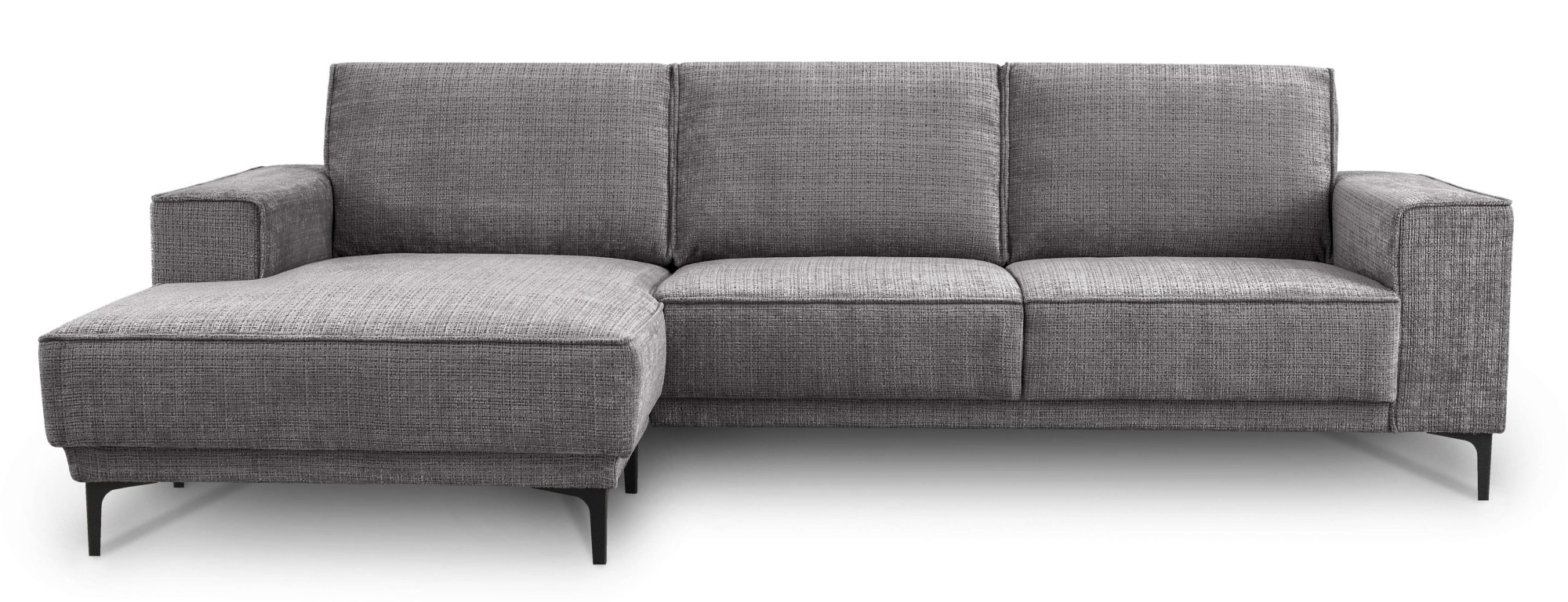 OTTO home Ecksofa "Polsterecke Oland, Struktur, Flachgewebe, Luxus-Microfas günstig online kaufen