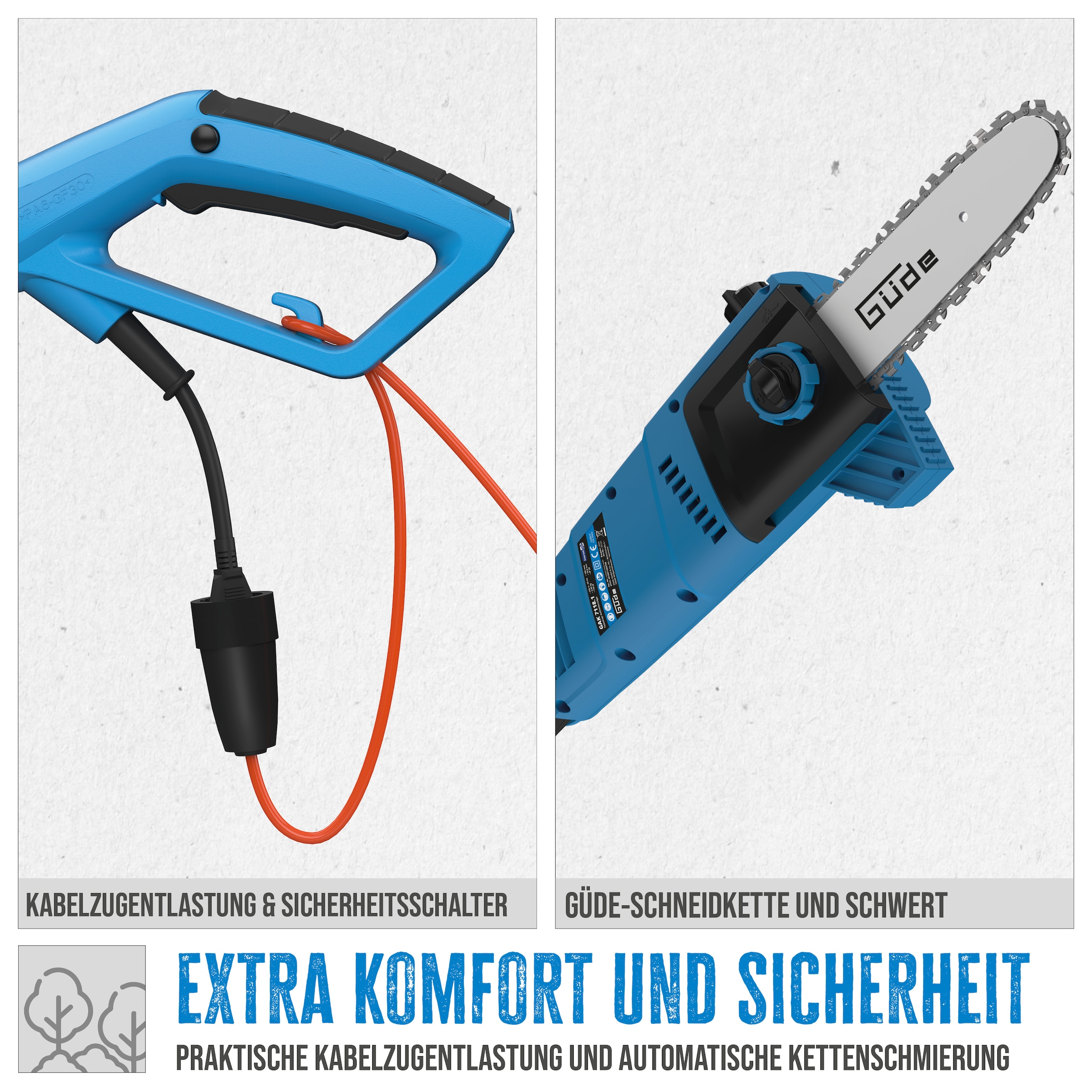 Güde Hochentaster »»GAK 7118.1««, Teleskopauszug 960 mm