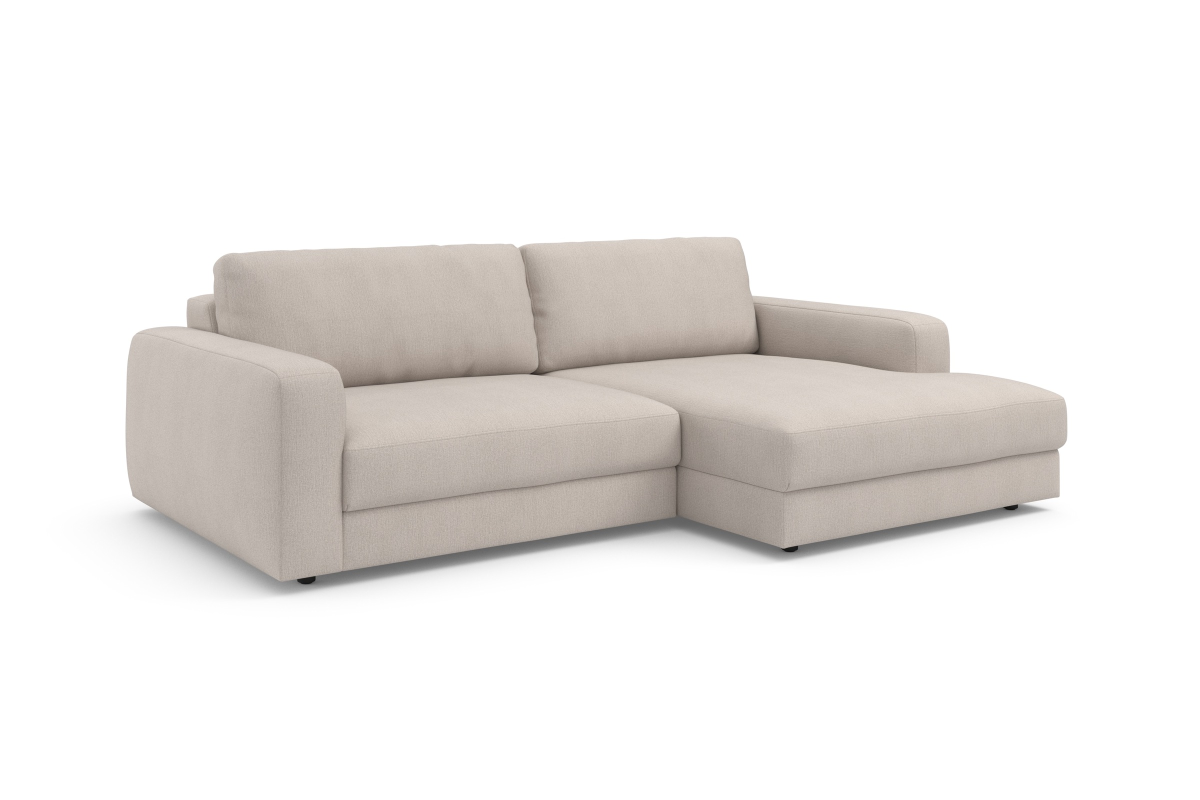TRENDMANUFAKTUR Ecksofa »Bourbon, Designsofa mit tollem Sitzkomfort, L-Form,«, extra tiefe Sitzfläche, wahlweise mit Sitztiefenverstellung