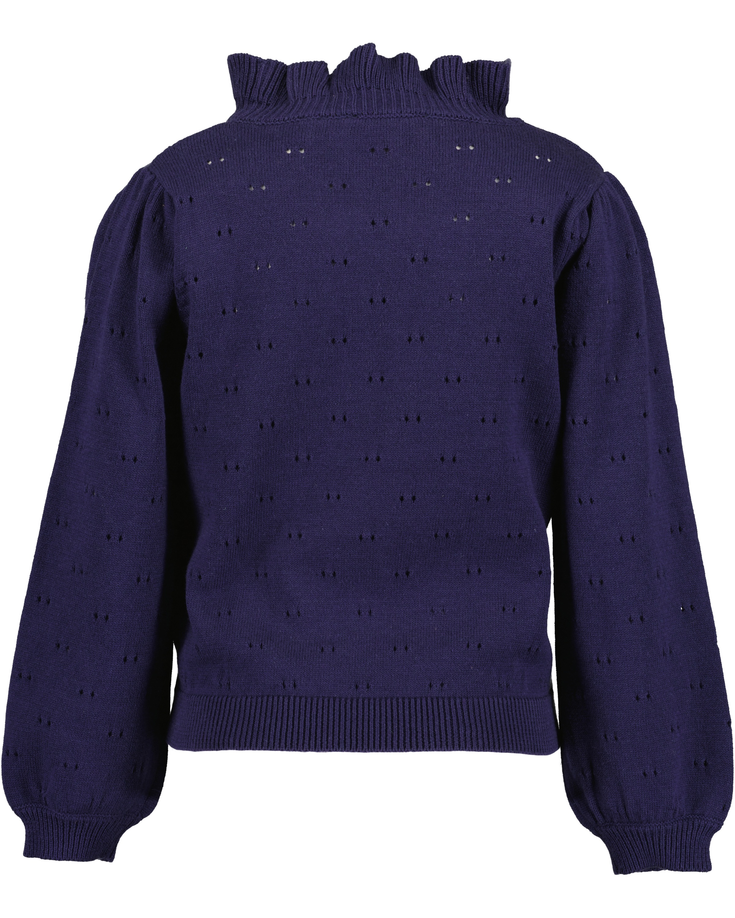 Blue Seven Strickpullover »Blue Seven Pullover mit Rüschenkragen«, (1 tlg.)