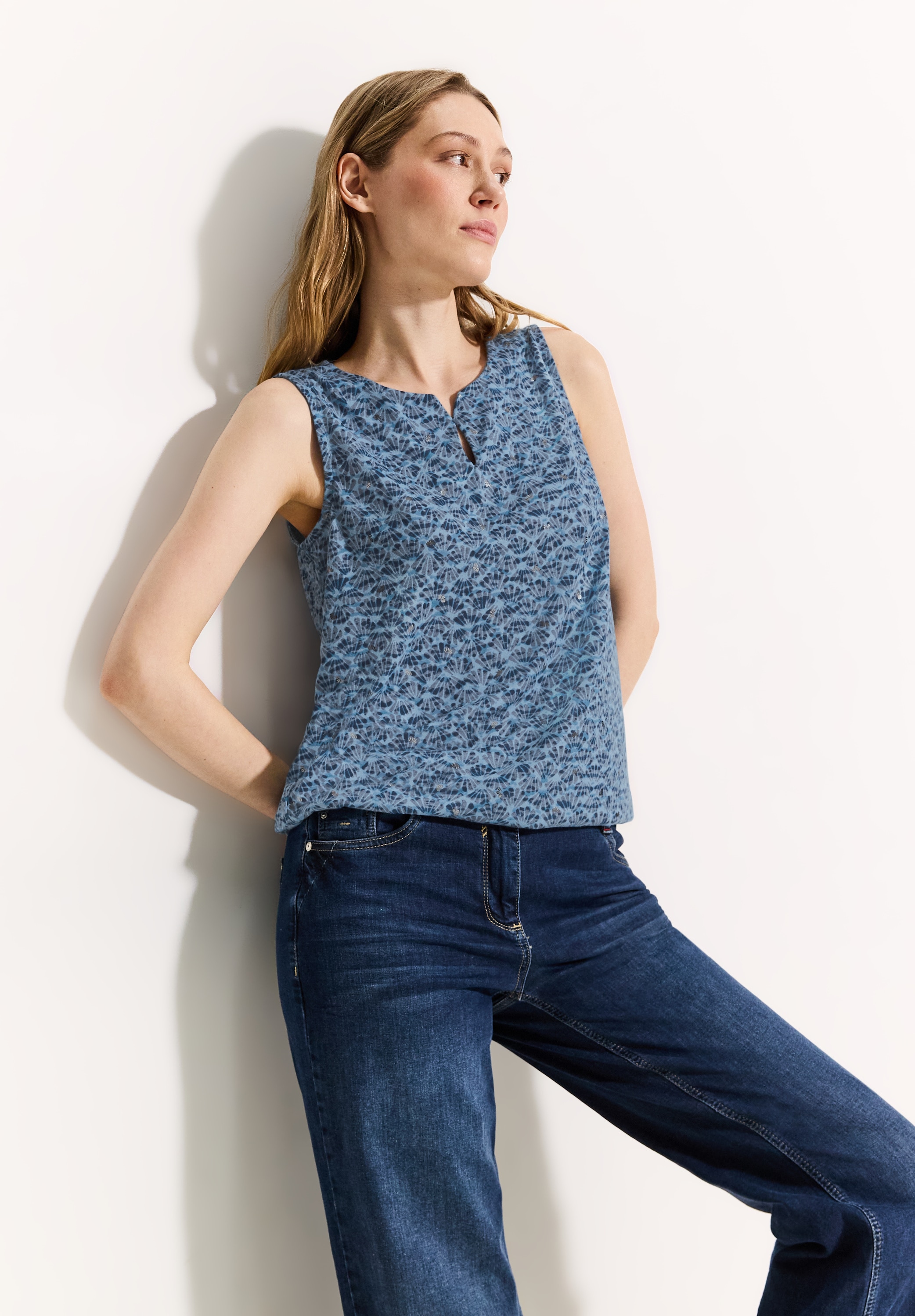 Cecil Shirttop, mit All-Over Print günstig online kaufen