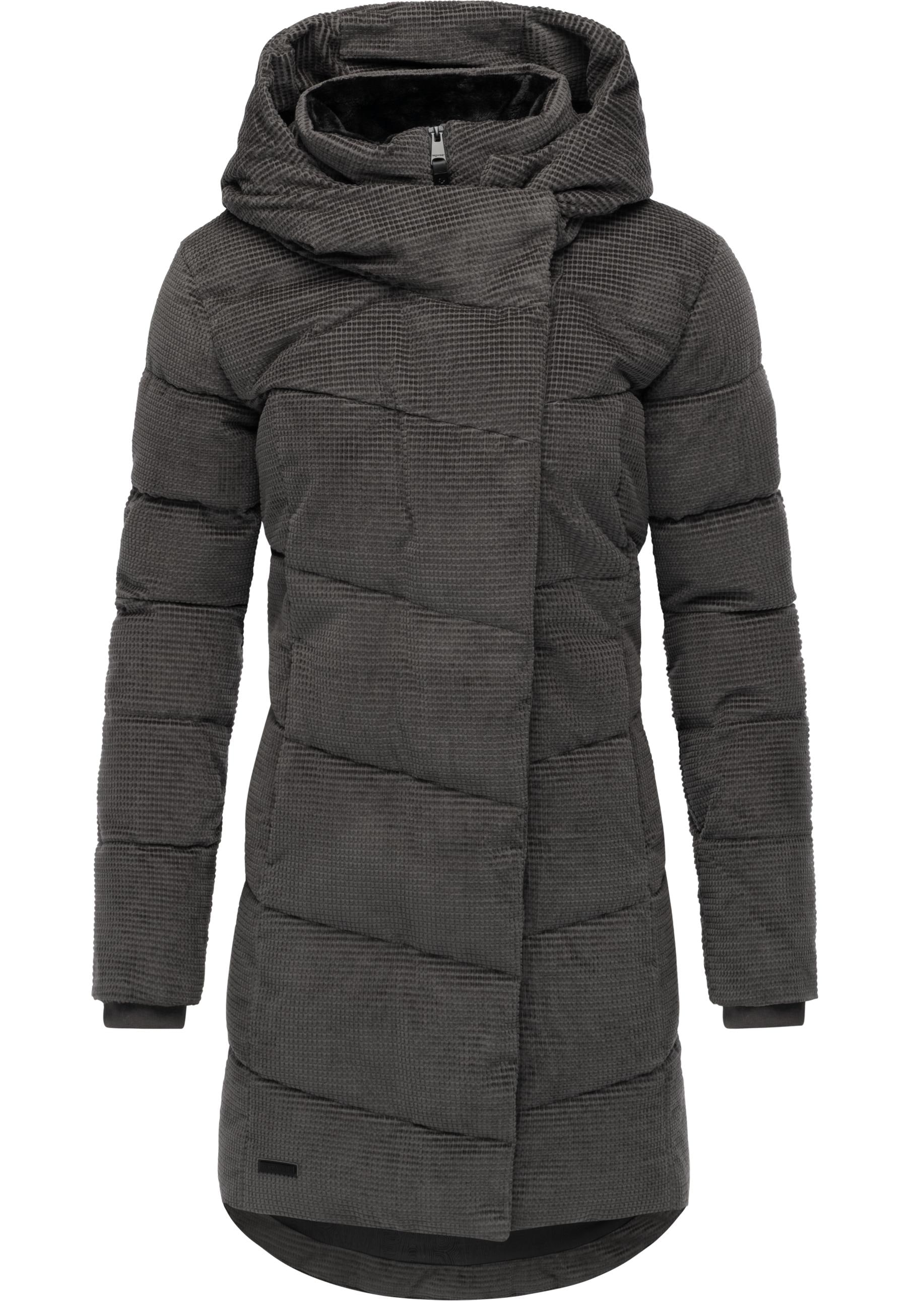 Ragwear Wintermantel "Pavla Cordy YOUMODO" Wasserdichter Steppmantel in Kord-Optik