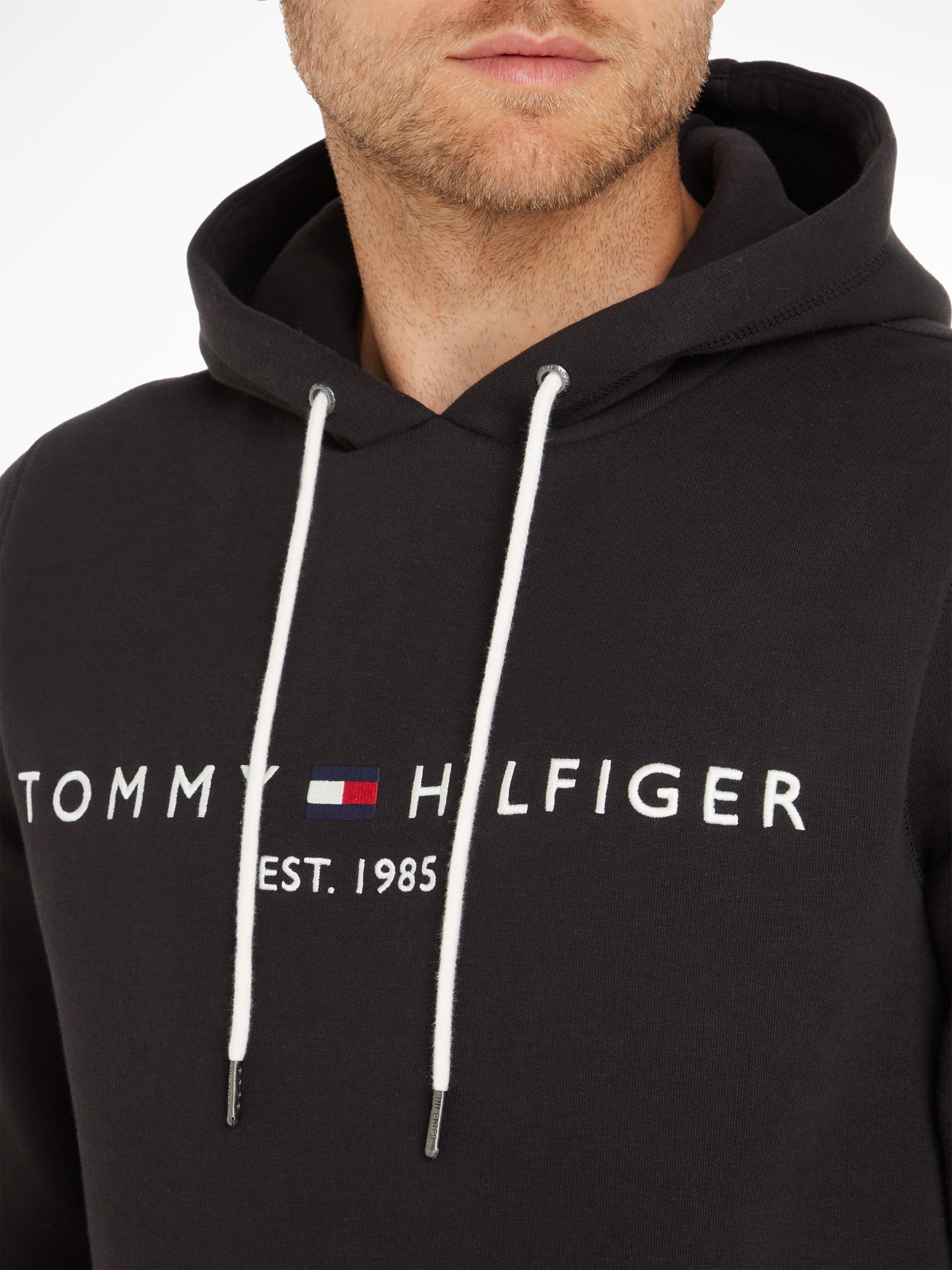 Tommy Hilfiger Essential Sweat à capuche noir - L 7