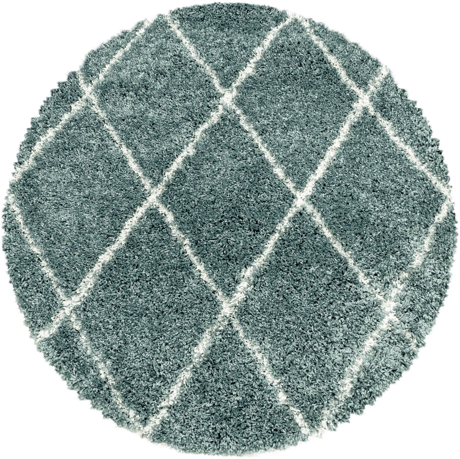 Ayyildiz Teppiche Hochflor-Teppich "ALVOR 3401", rund, 50 mm Höhe