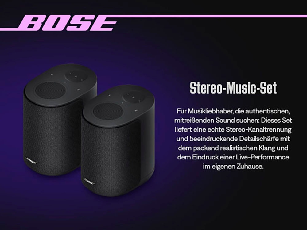 Bose Smart Speaker »Lifestyle Ultra« (A2DP Bluetooth | Bluetooth | WLAN App-Steuerung | Equalizer | Mikrofon | Mikrofon-Stummschaltung | Multiroom | Sprachsteuerung )