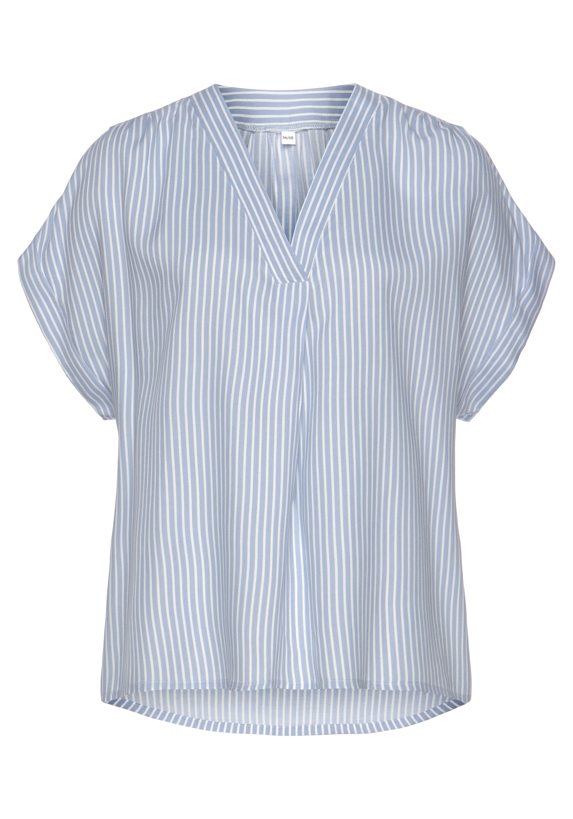 Vivance Kurzarmbluse mit Streifendesign, Damenbluse, casual günstig online kaufen