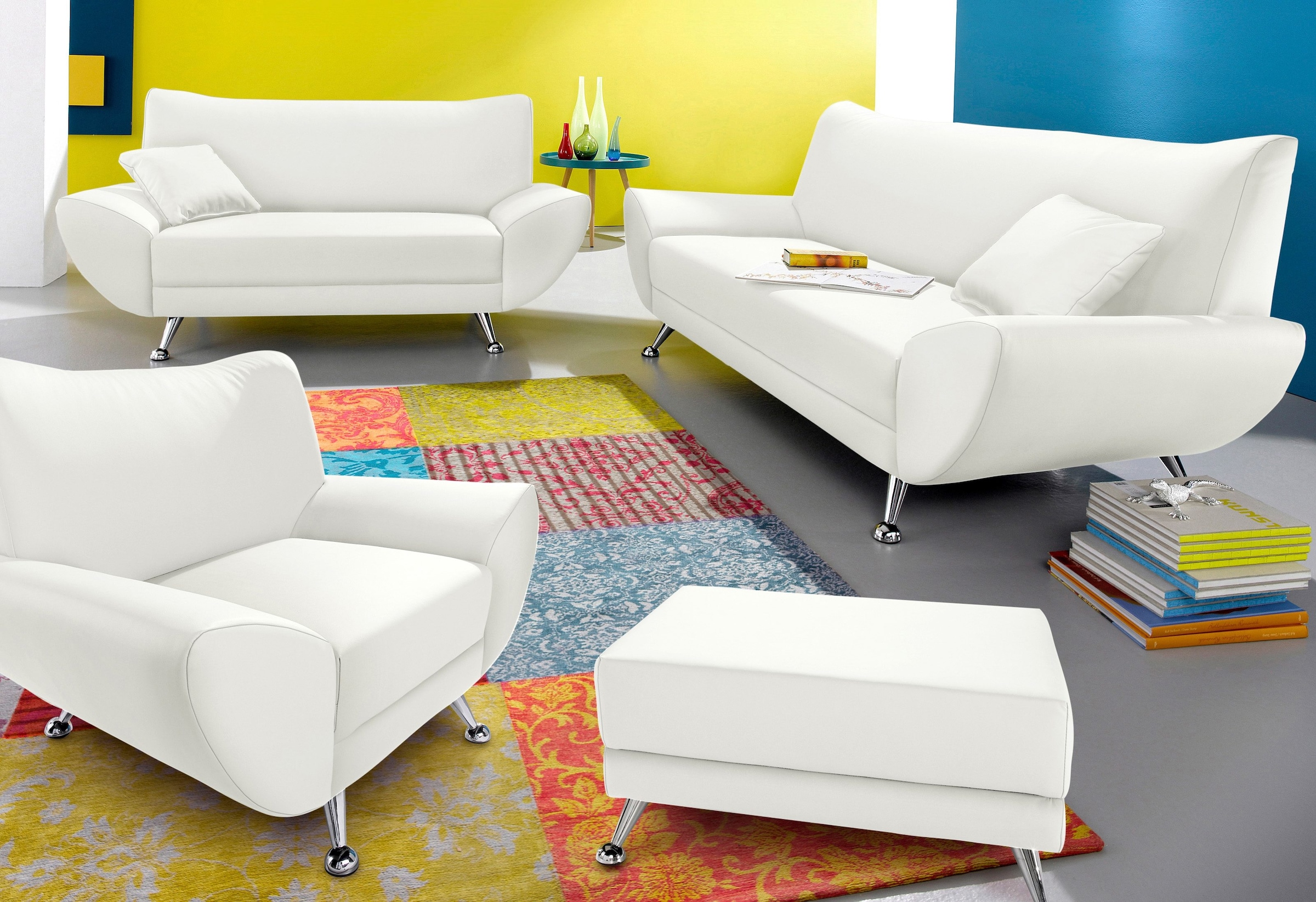 INOSIGN Polstergarnitur »Saltare elegant und komfortabel, OTTOs Choice«, (3 tlg.)
