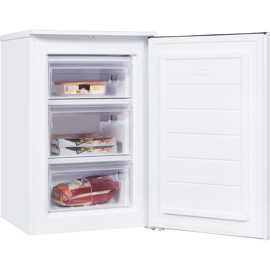 exquisit Gefrierschrank »GS81-040D weiss«, 85 cm hoch, 55 cm breit