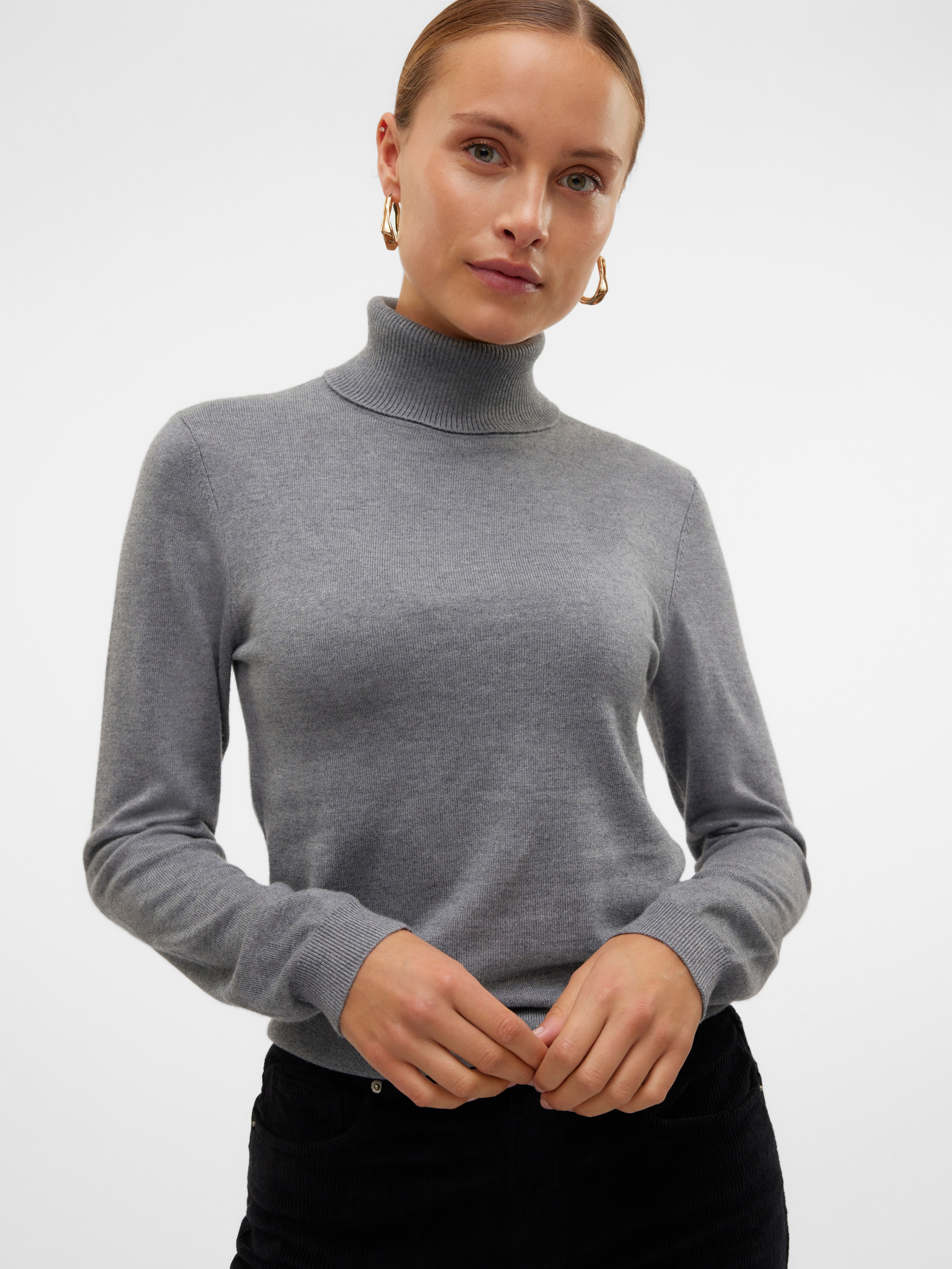 Vero Moda Strickpullover "VMIRIS LS ROLLNECK PULLOVER GA NOOS" günstig online kaufen