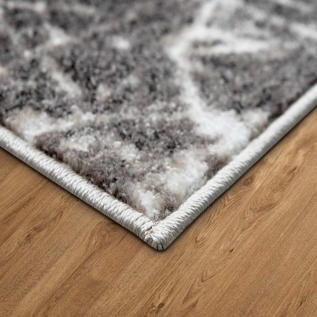 my home Teppich »Tjara«, rechteckig, 9 mm Höhe, Marmor-Design, mit besonders weichem Flor, Kurzflor, dichte Qualität