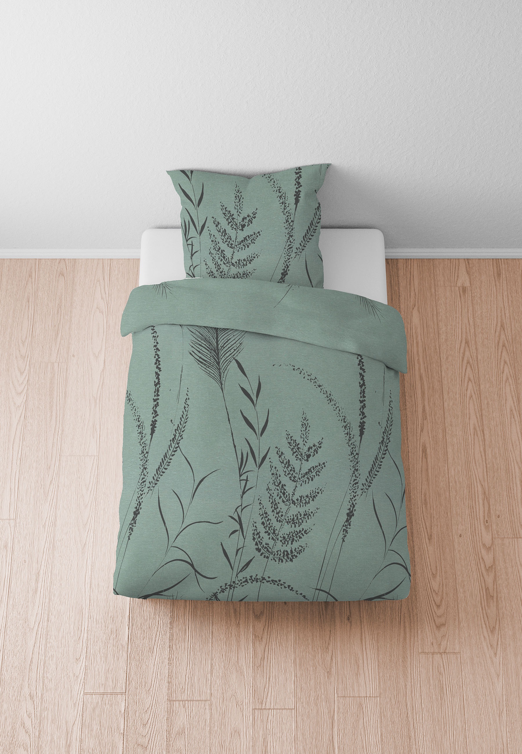 Biberna Bettwäsche "0840518" 2 Stk. kuschelig warm, samtweich, Melange, 100 günstig online kaufen