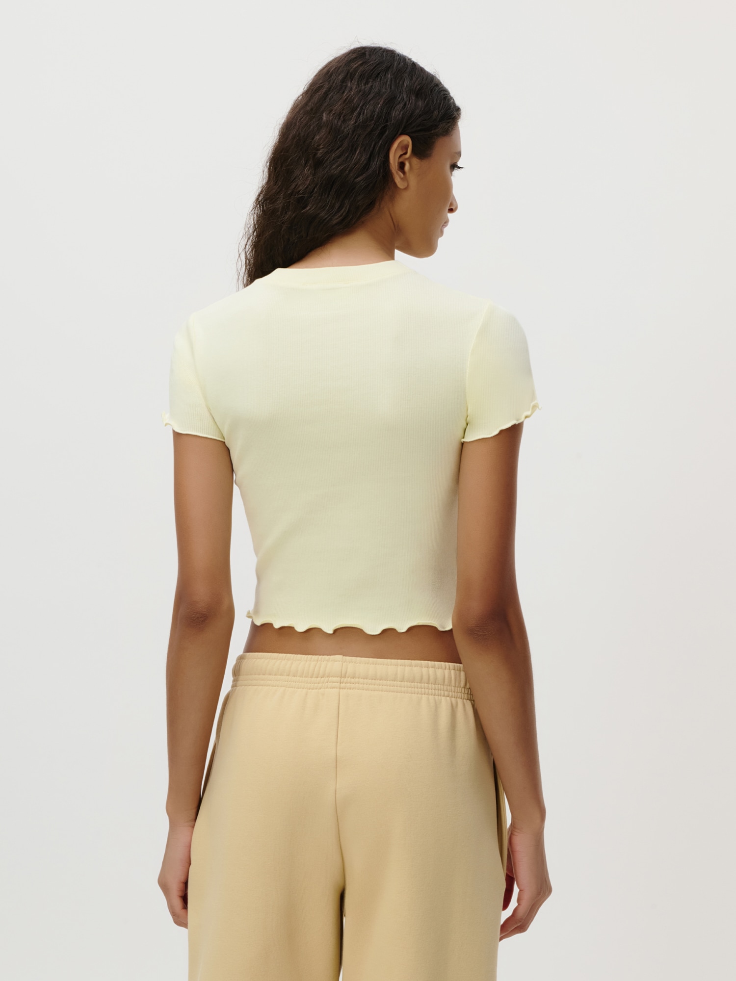 LeGer Teresa Women's T-Shirt Yellow Size 42 4