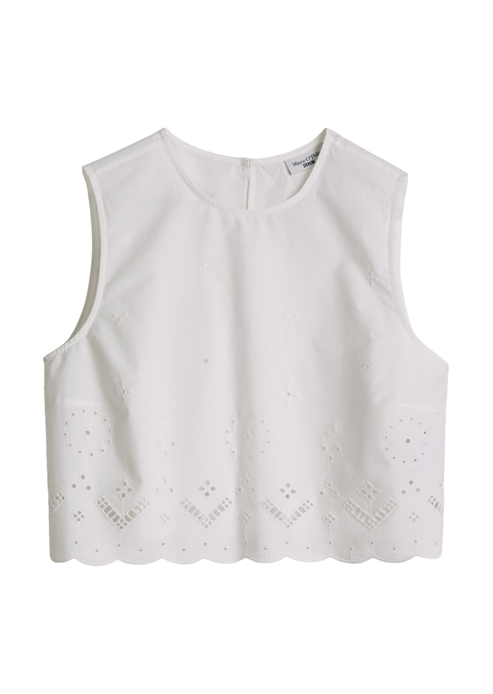Marc O'Polo DENIM Blusentop »mit Broderie Anglaise«