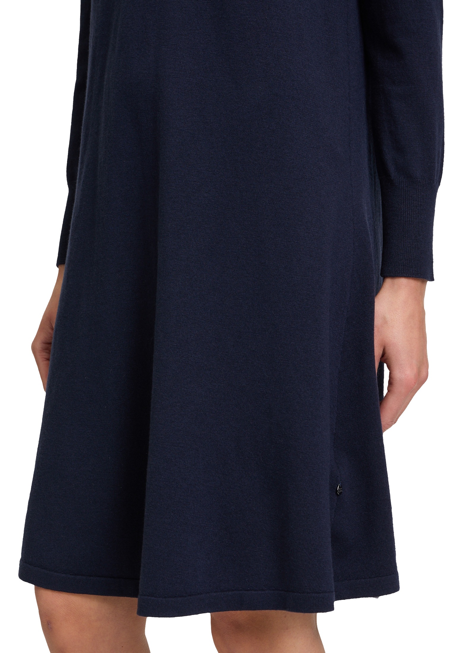 Vera Mont Strickkleid »Vera Mont Damen Strickkleid mit Knopfleiste«, Rippbündchen