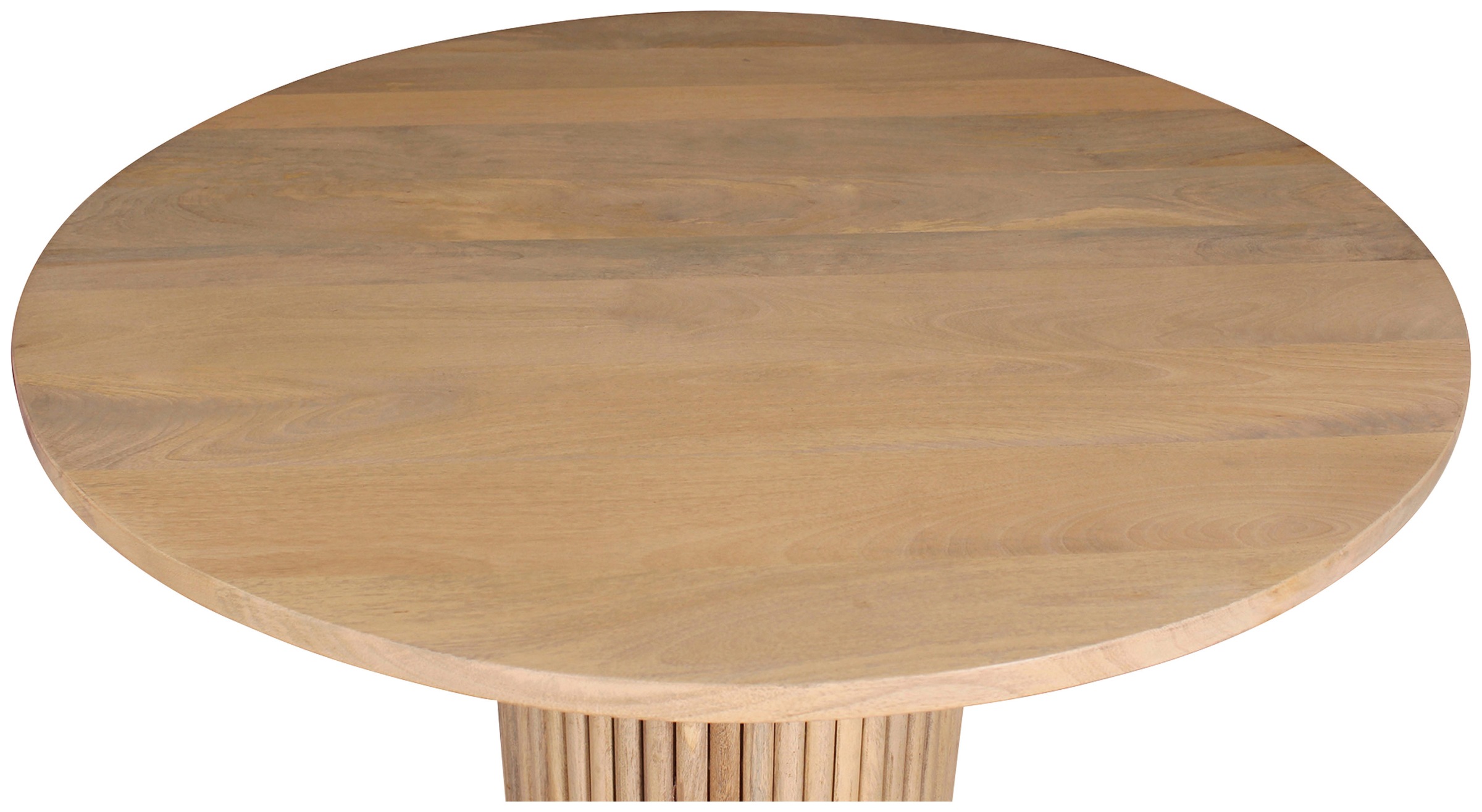 SIT T-Ribbed Table Round Dining Table Natural 120cm 3
