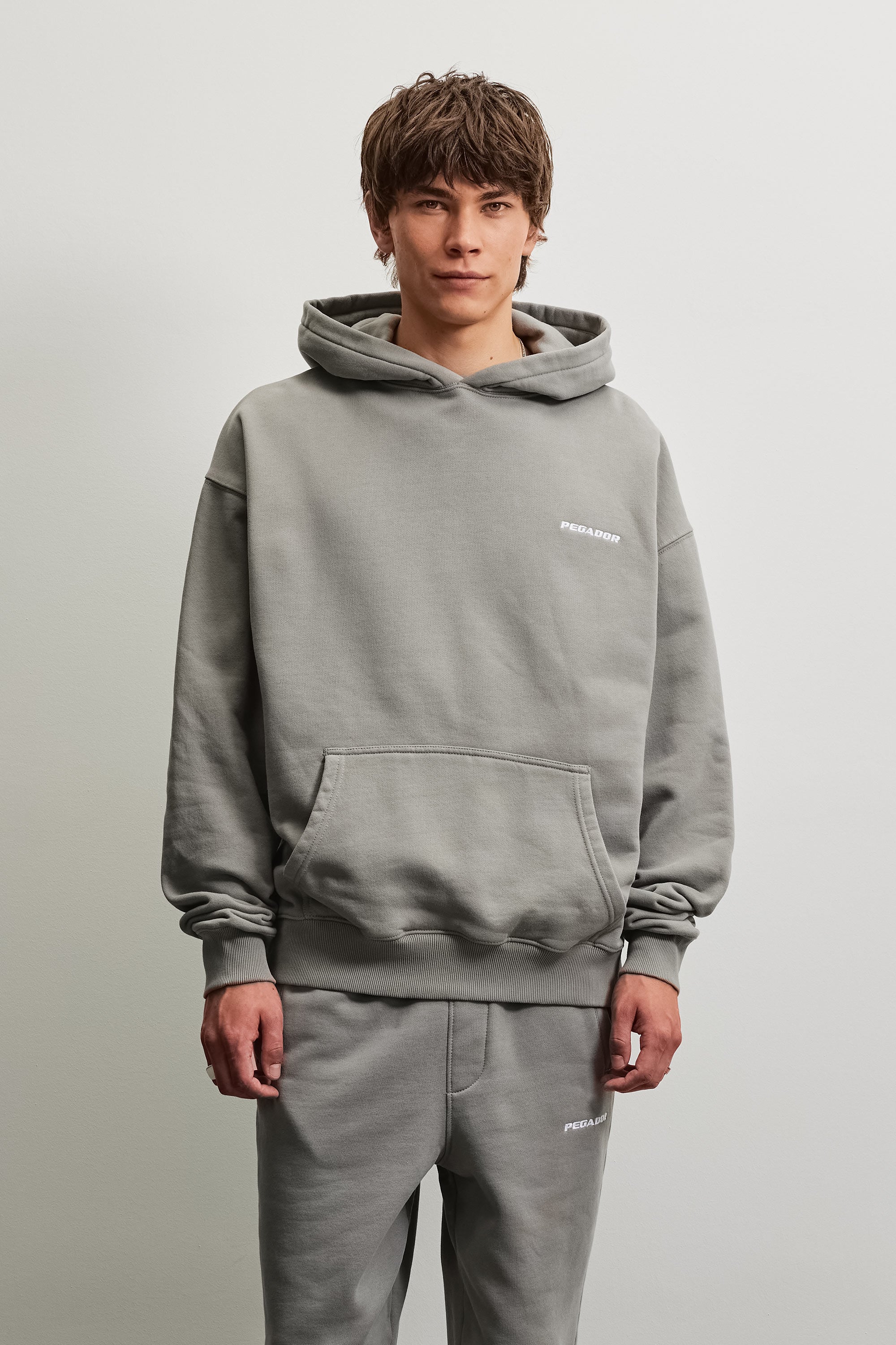 PEGADOR Kapuzensweatshirt "Logo Oversized Hoodie", Baumwollmischung, oversize
